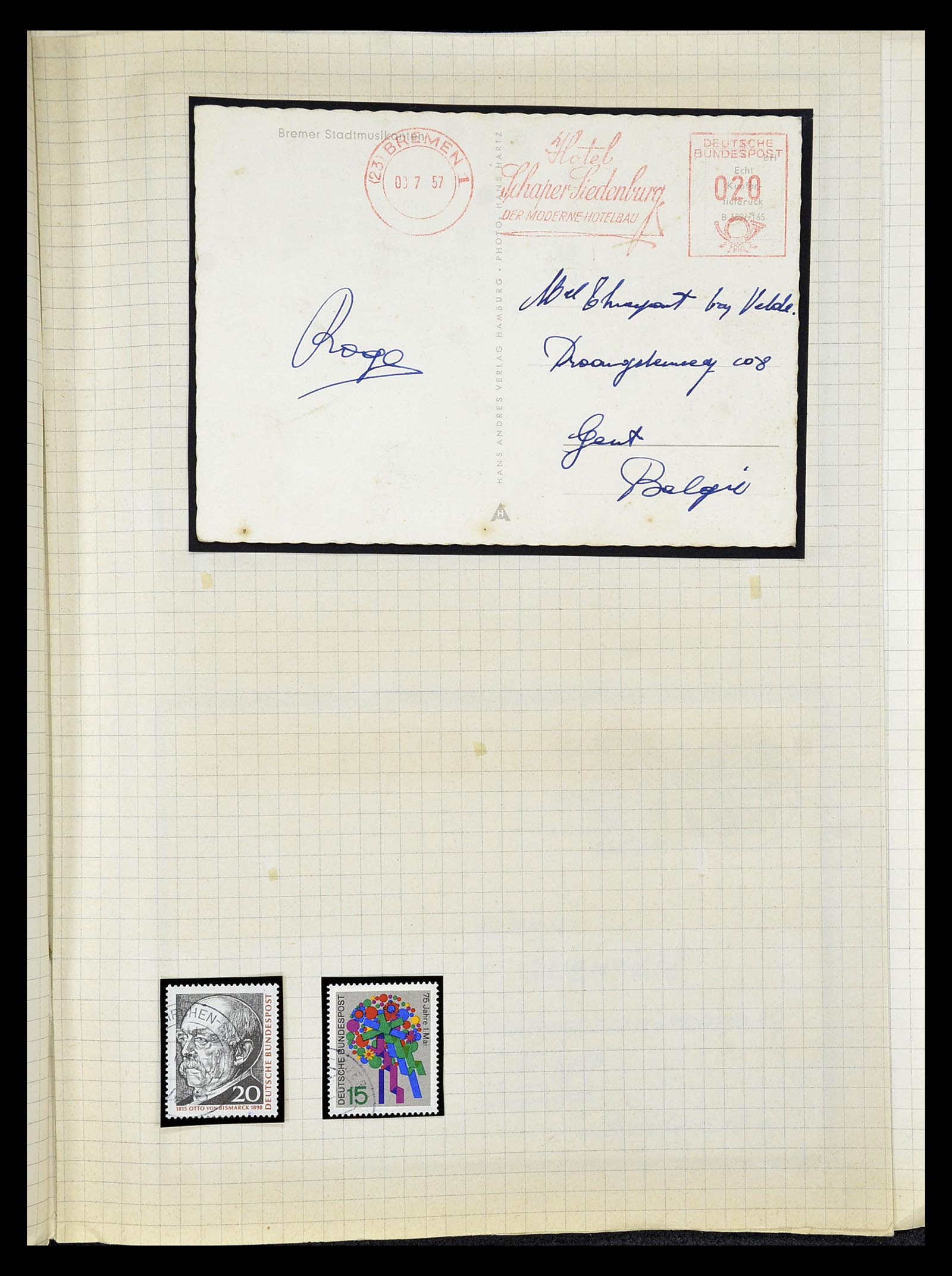 34664 032 - Postzegelverzameling 34664 Duitsland 1850-1980.