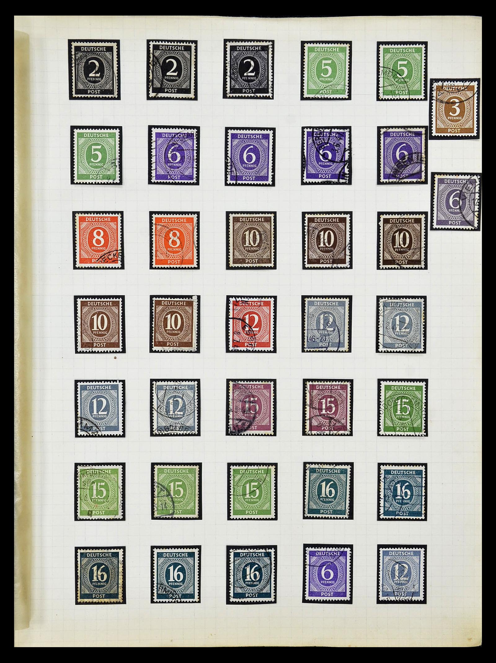 34664 036 - Postzegelverzameling 34664 Duitsland 1850-1980.