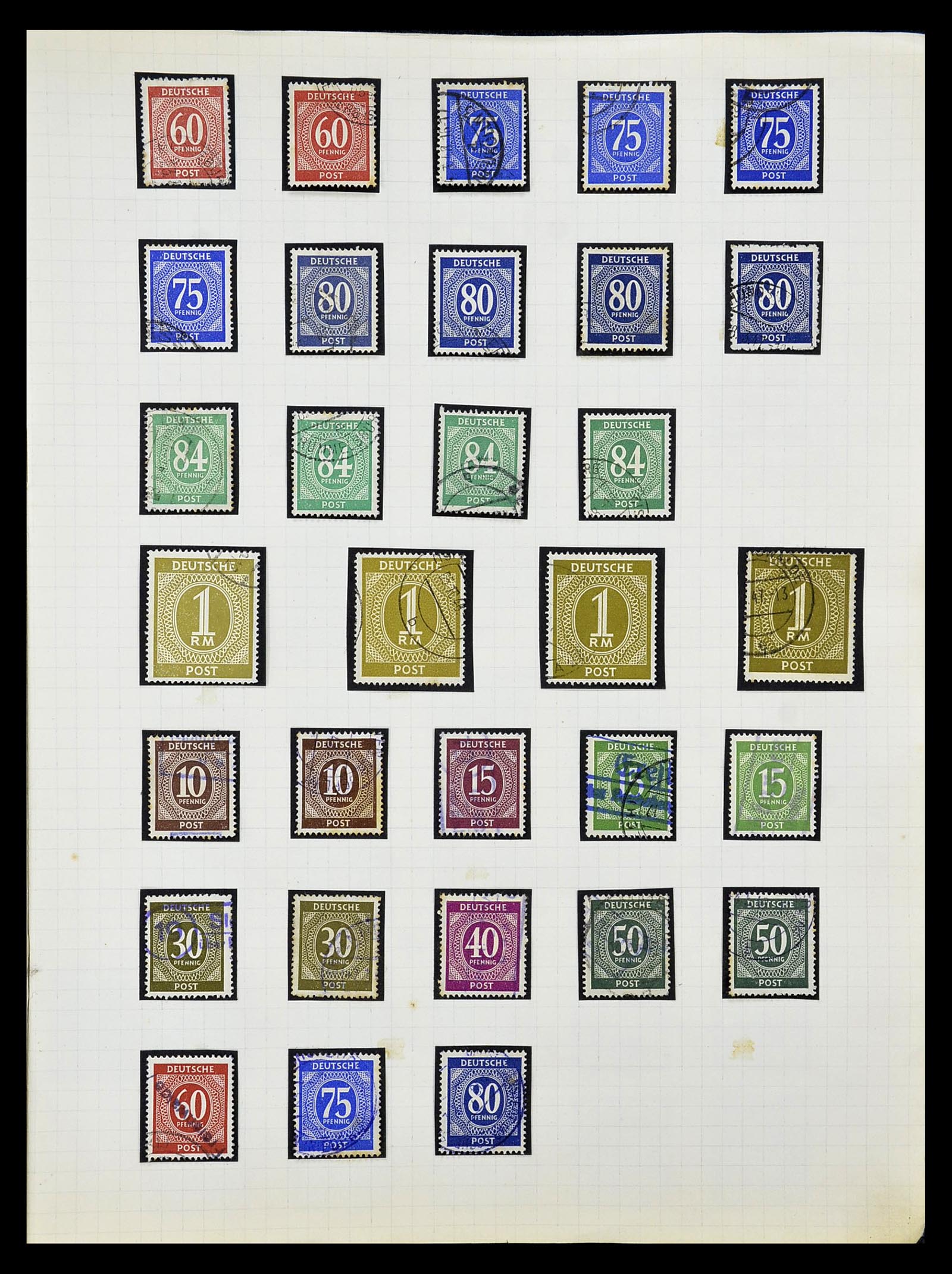 34664 038 - Stamp Collection 34664 Germany 1850-1980.