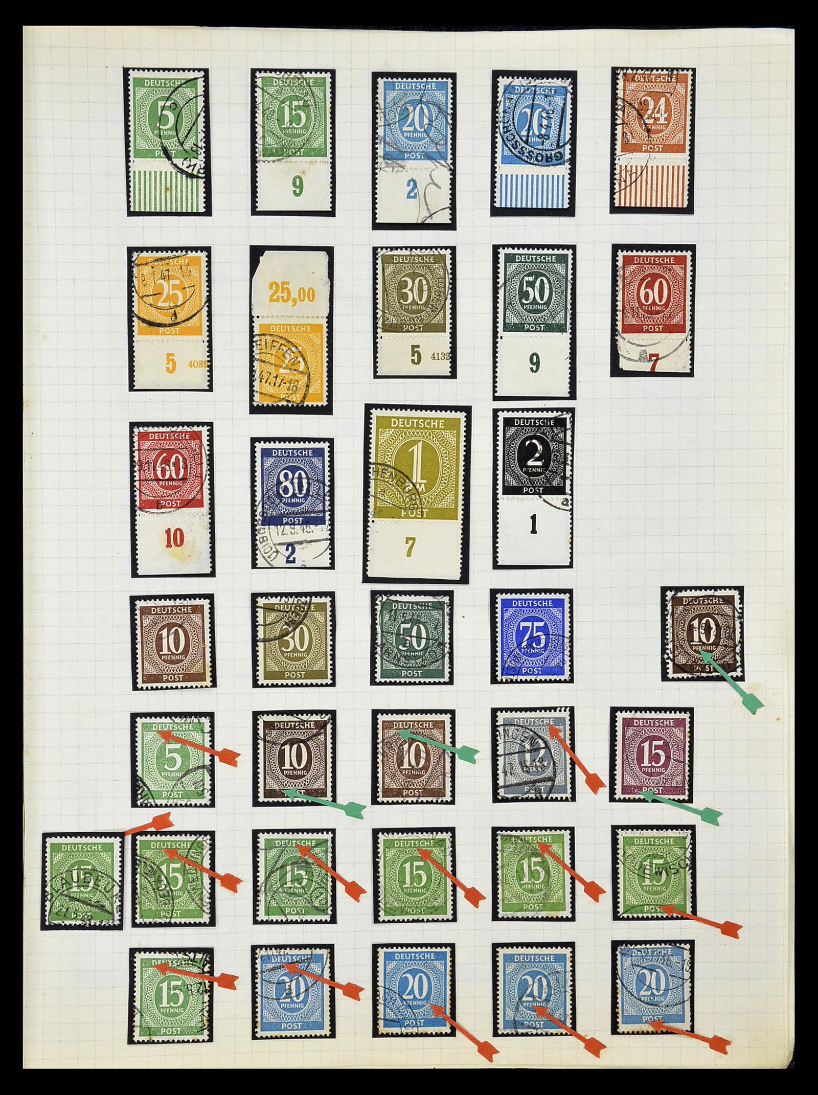 34664 039 - Stamp Collection 34664 Germany 1850-1980.