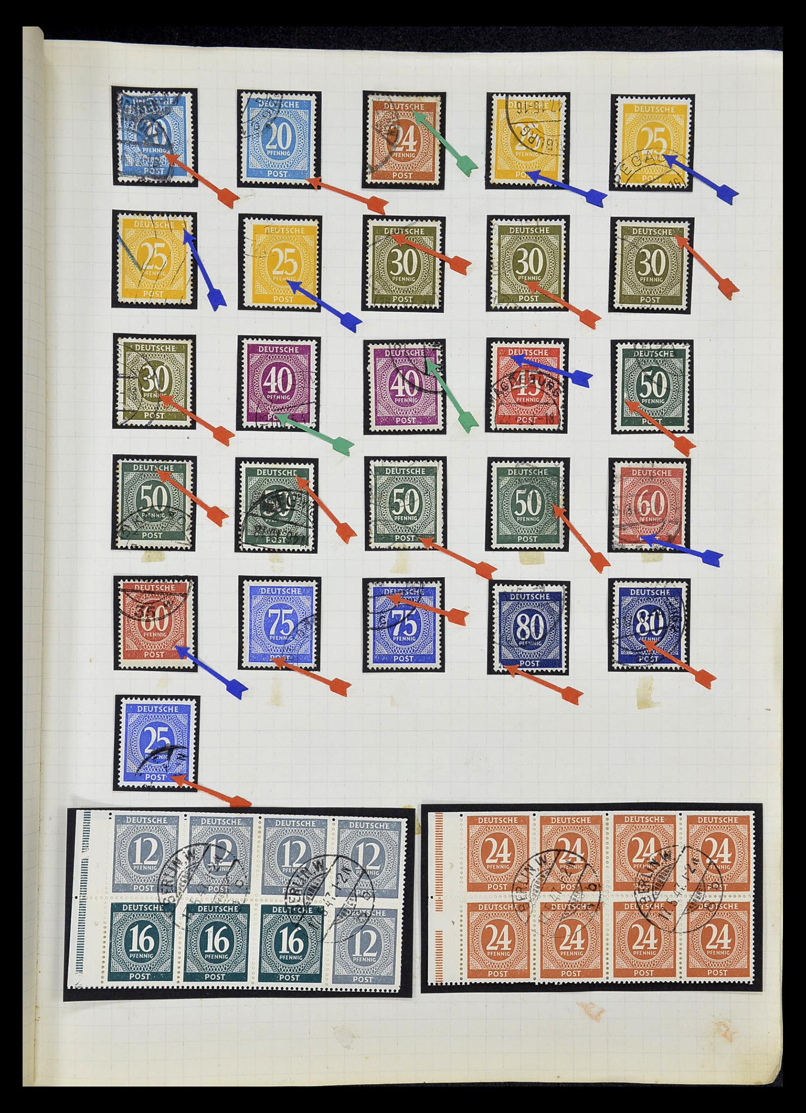 34664 040 - Postzegelverzameling 34664 Duitsland 1850-1980.