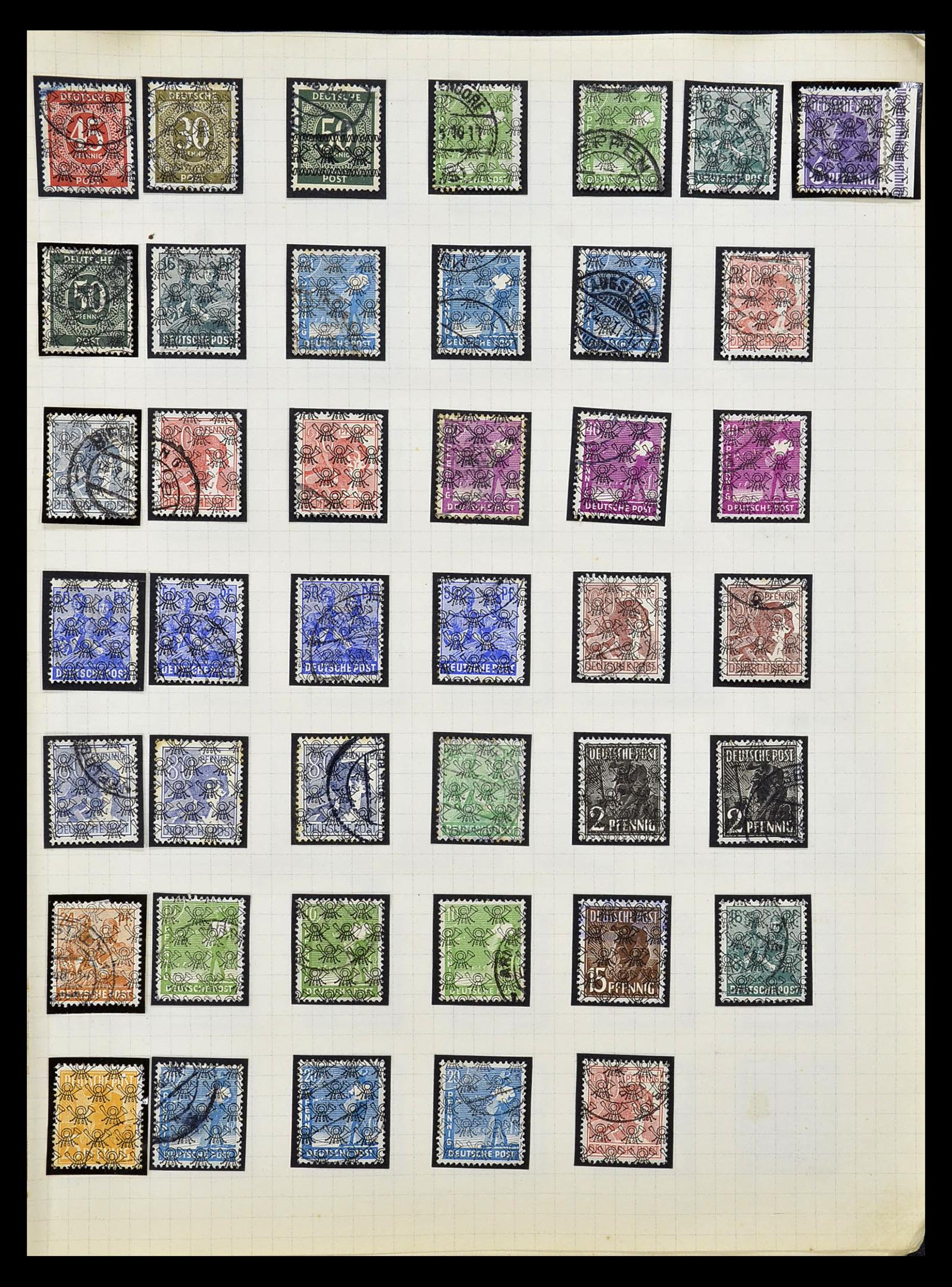 34664 042 - Postzegelverzameling 34664 Duitsland 1850-1980.