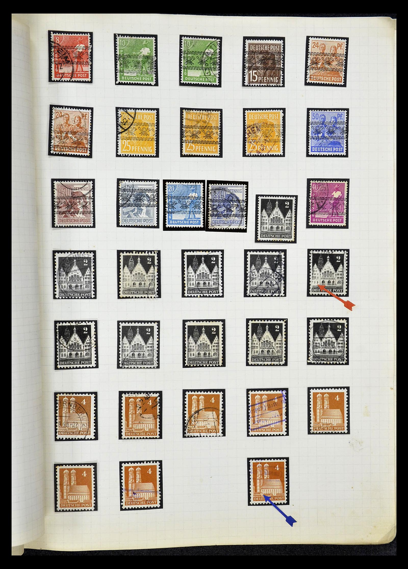34664 044 - Postzegelverzameling 34664 Duitsland 1850-1980.