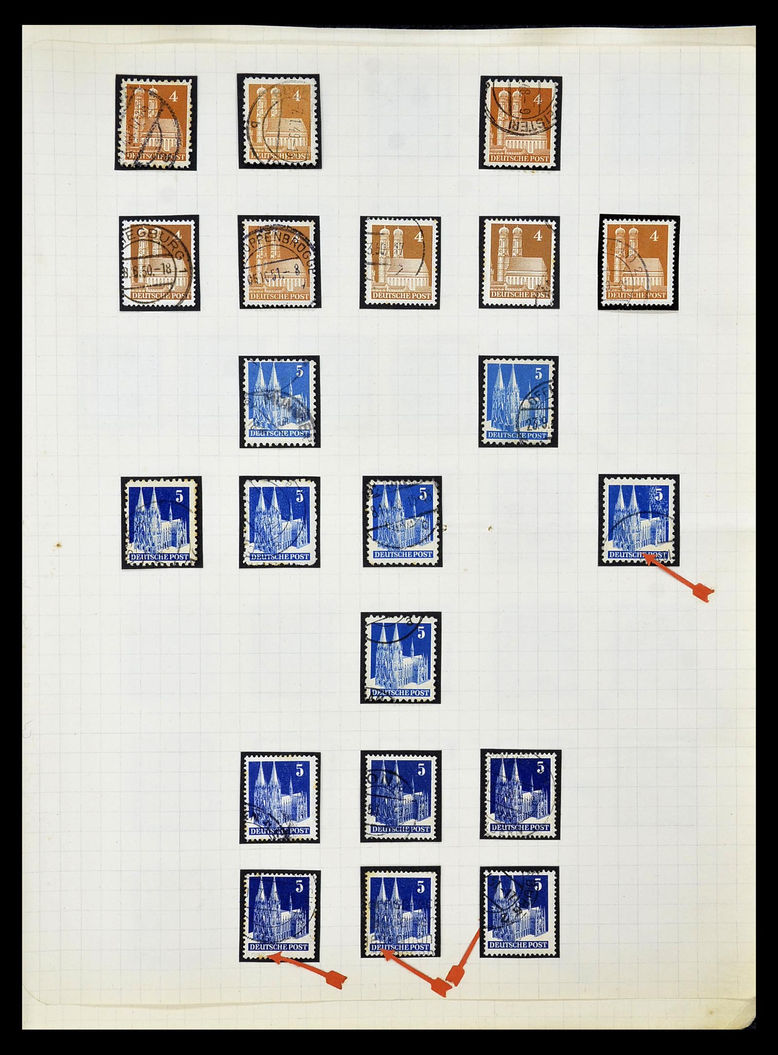 34664 045 - Postzegelverzameling 34664 Duitsland 1850-1980.