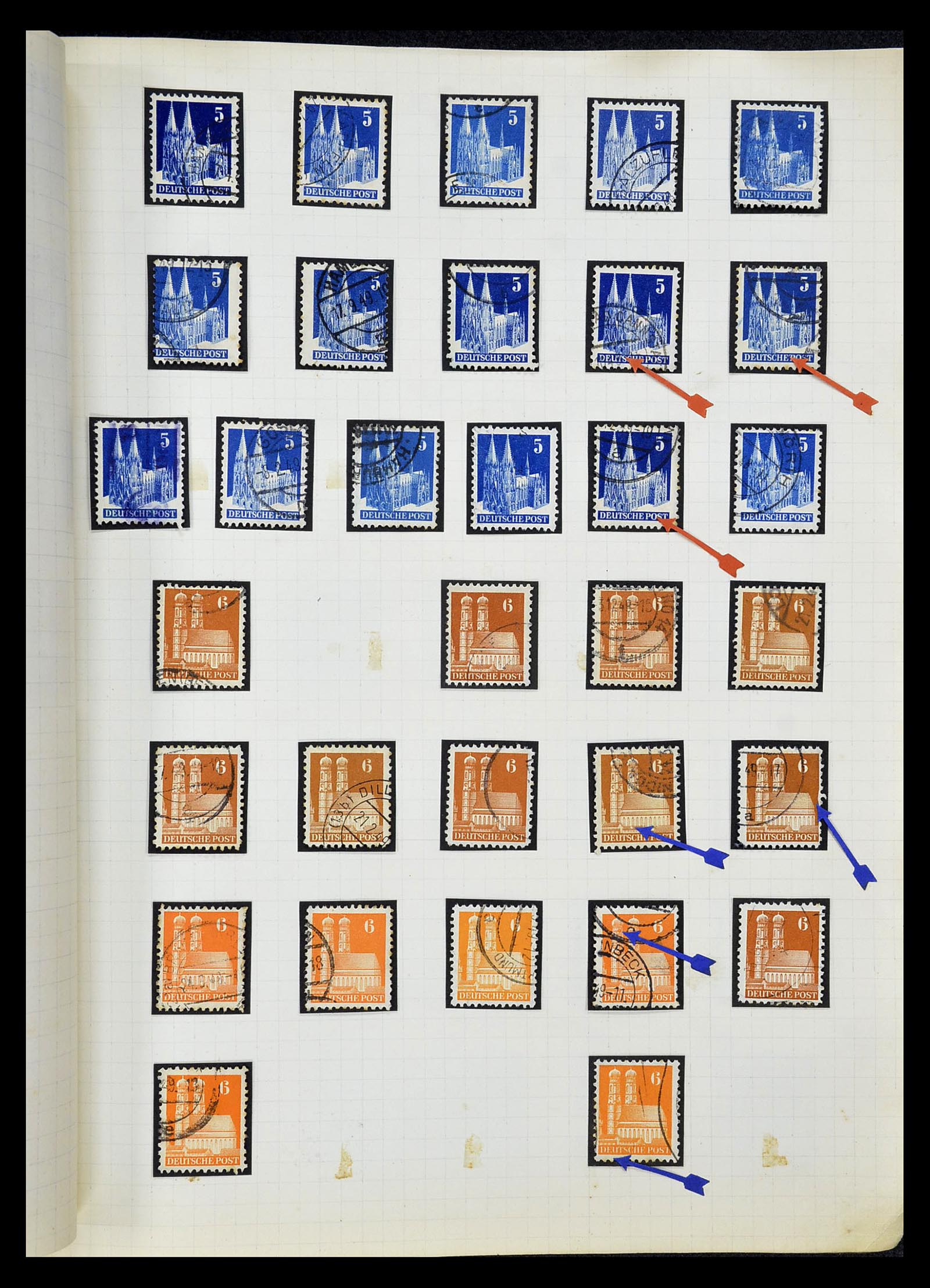 34664 046 - Postzegelverzameling 34664 Duitsland 1850-1980.