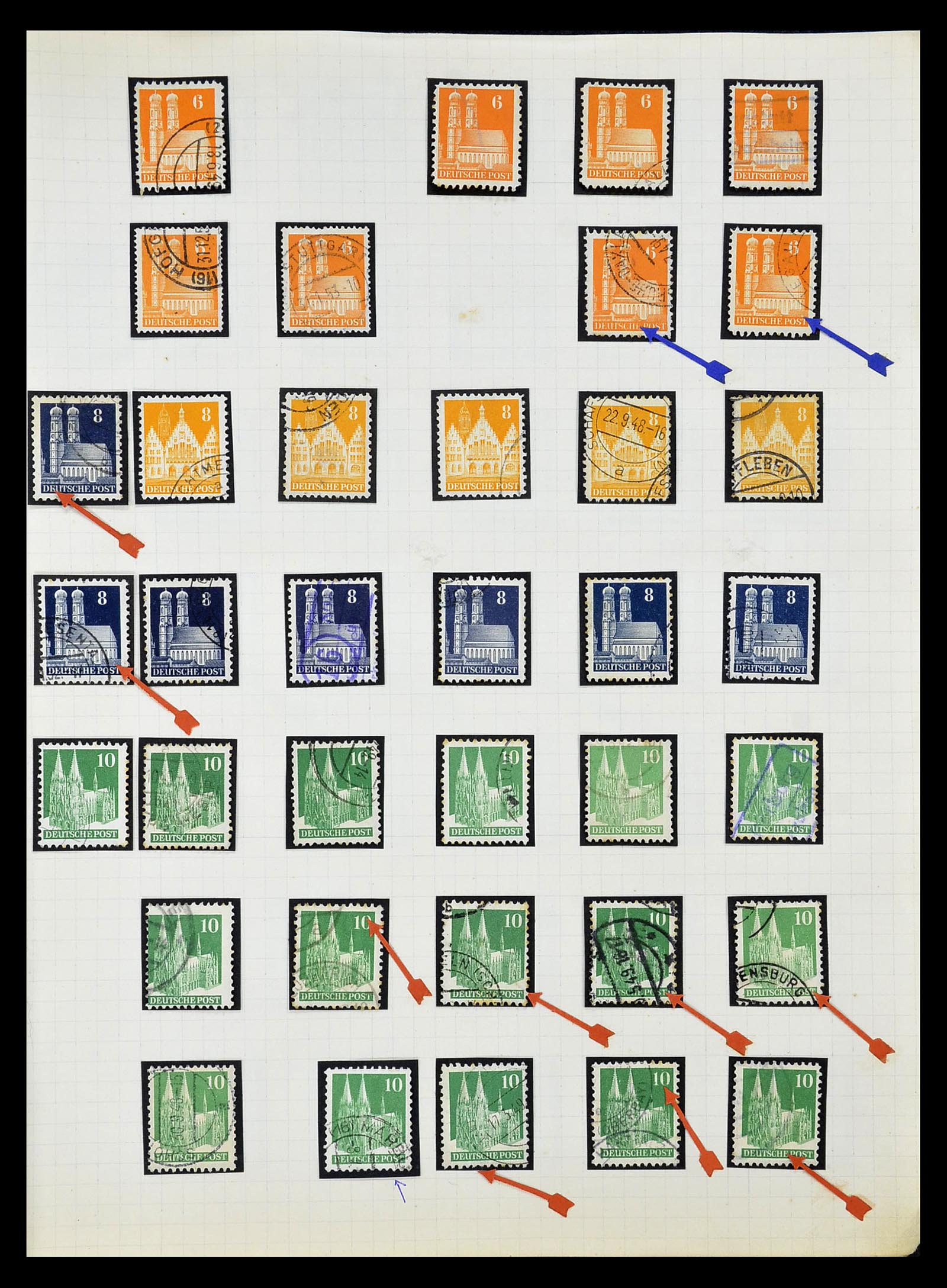 34664 047 - Stamp Collection 34664 Germany 1850-1980.