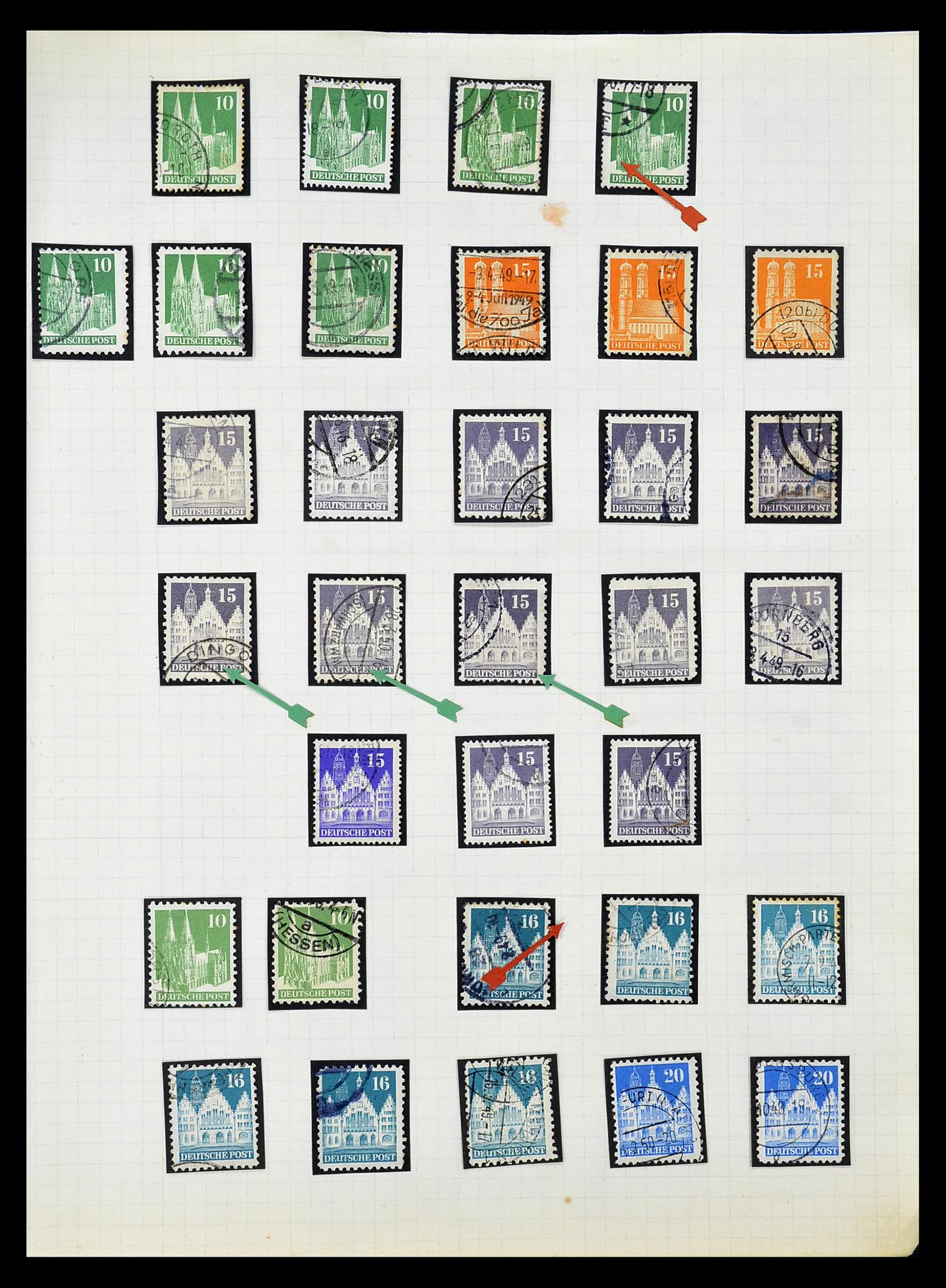 34664 048 - Stamp Collection 34664 Germany 1850-1980.