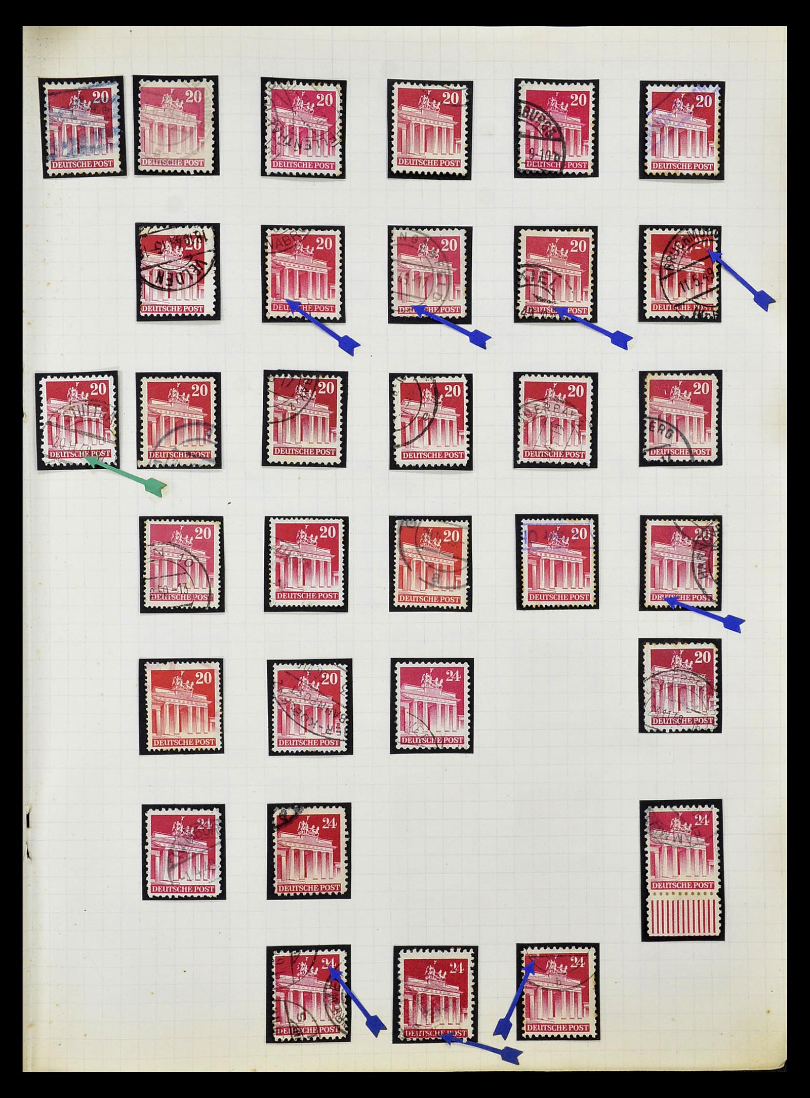 34664 049 - Postzegelverzameling 34664 Duitsland 1850-1980.