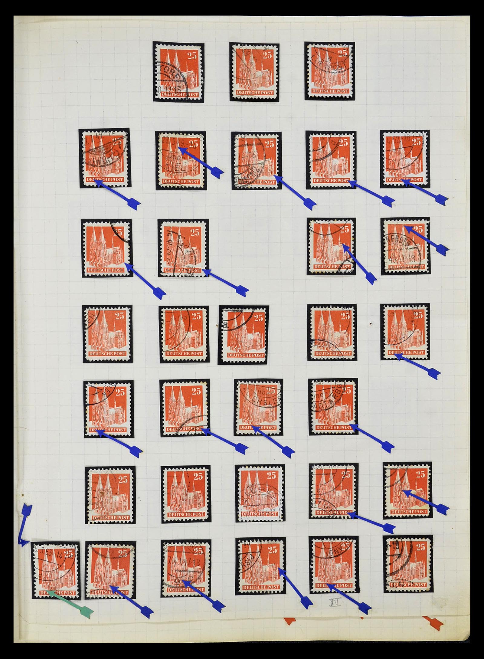 34664 050 - Postzegelverzameling 34664 Duitsland 1850-1980.