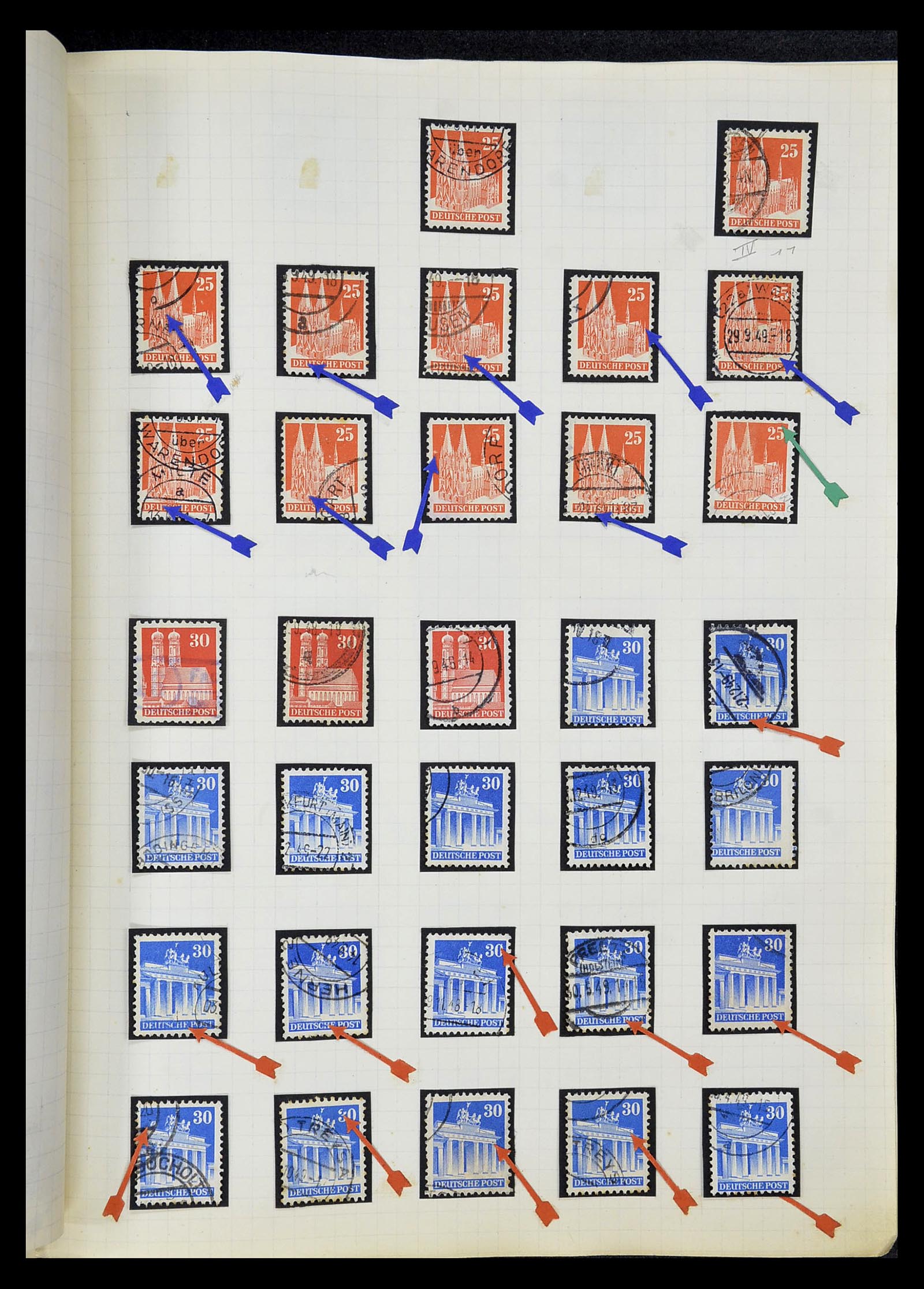34664 051 - Postzegelverzameling 34664 Duitsland 1850-1980.