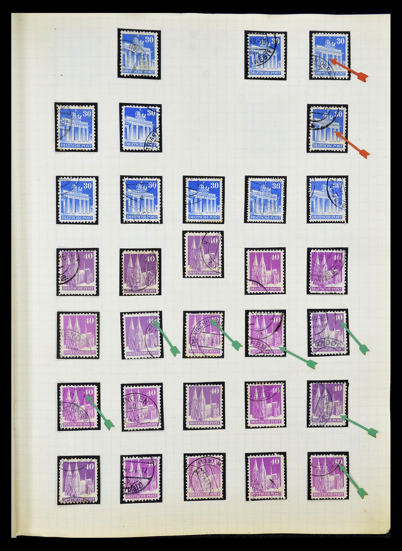 34664 052 - Postzegelverzameling 34664 Duitsland 1850-1980.