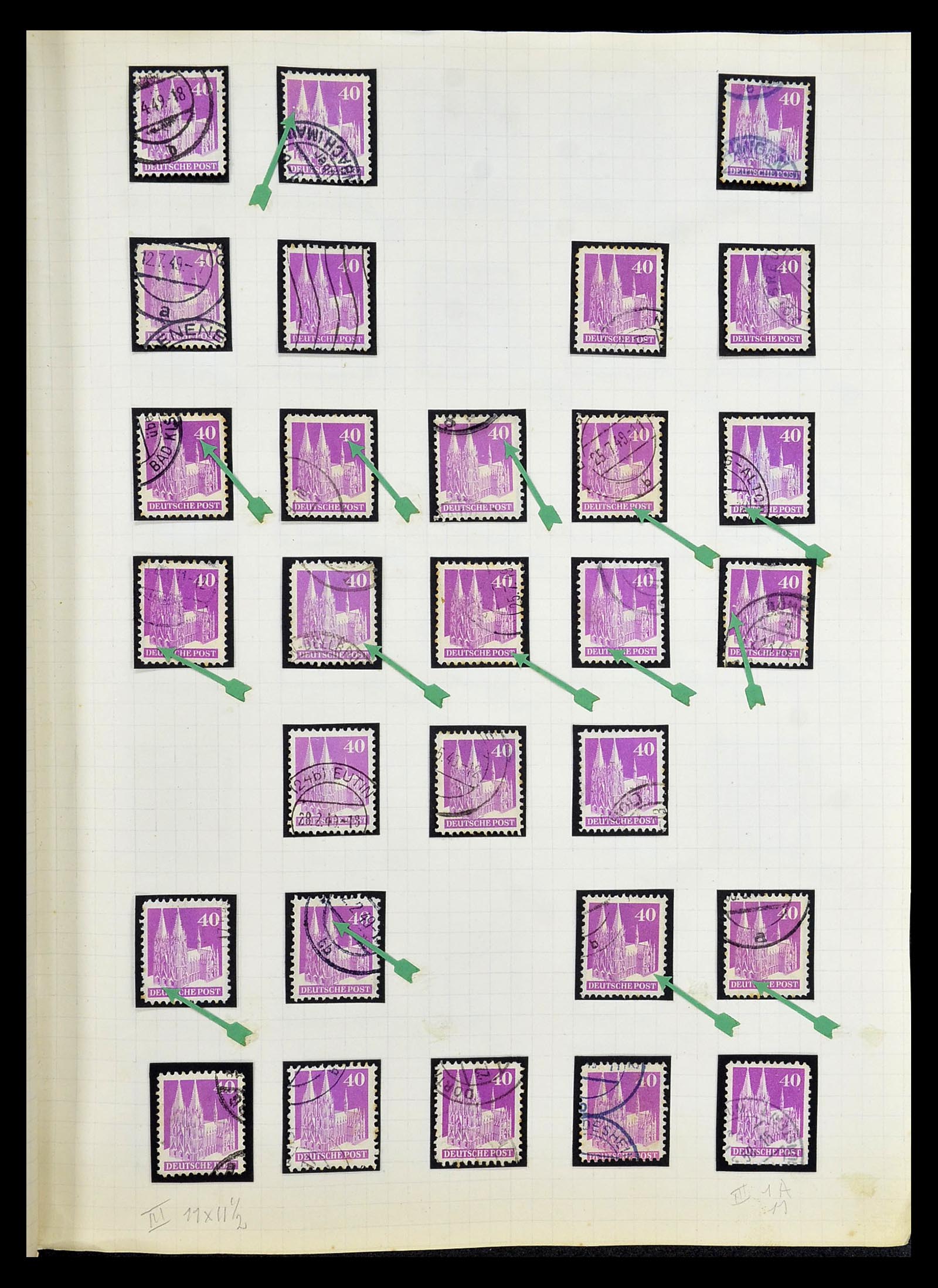 34664 053 - Stamp Collection 34664 Germany 1850-1980.
