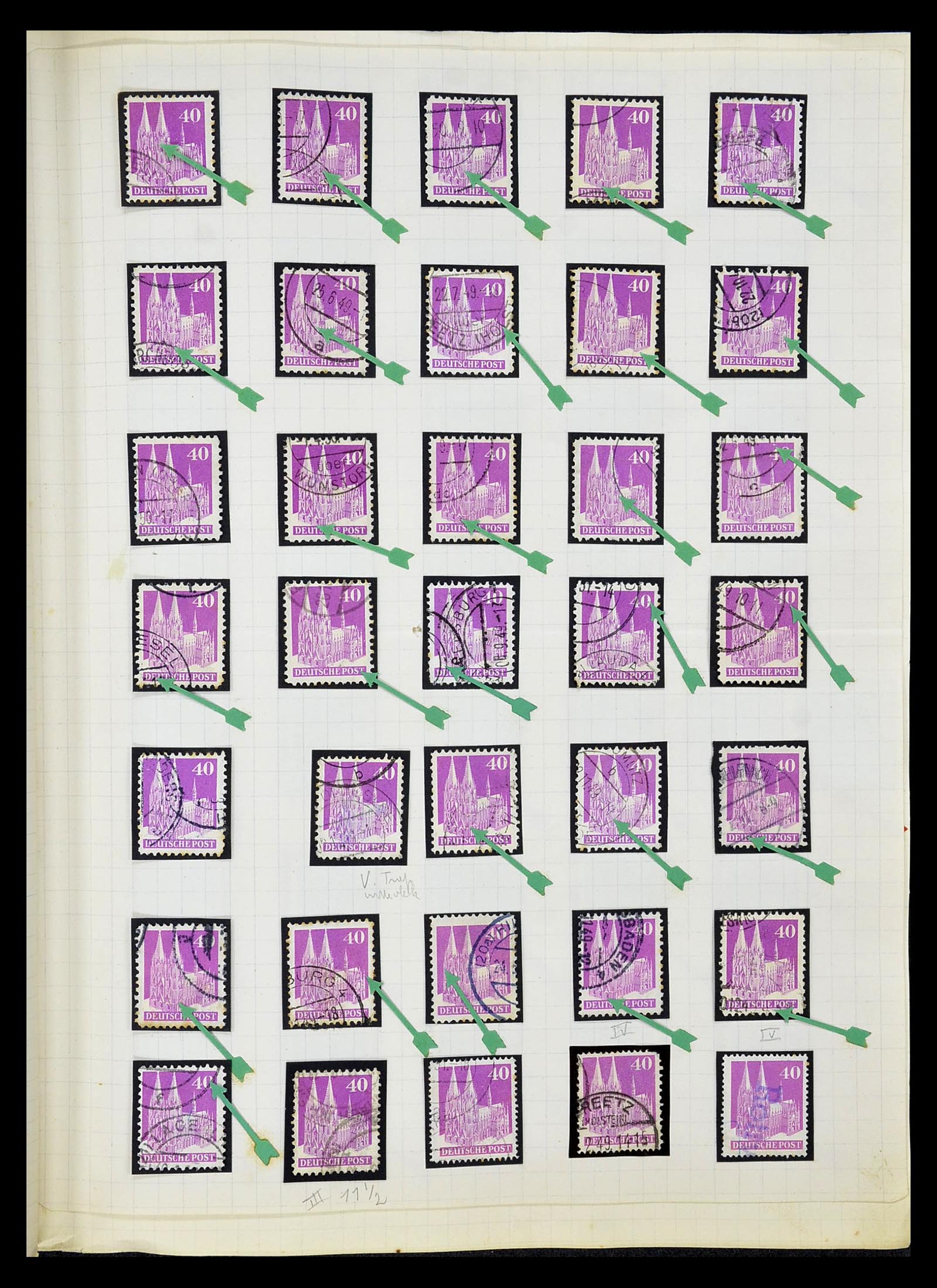 34664 054 - Postzegelverzameling 34664 Duitsland 1850-1980.