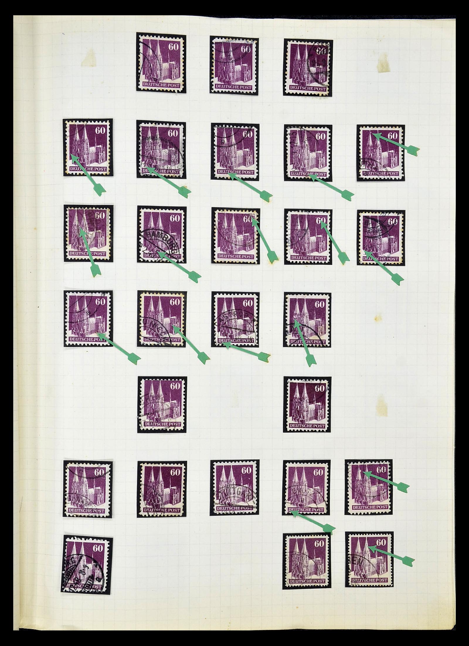 34664 057 - Stamp Collection 34664 Germany 1850-1980.