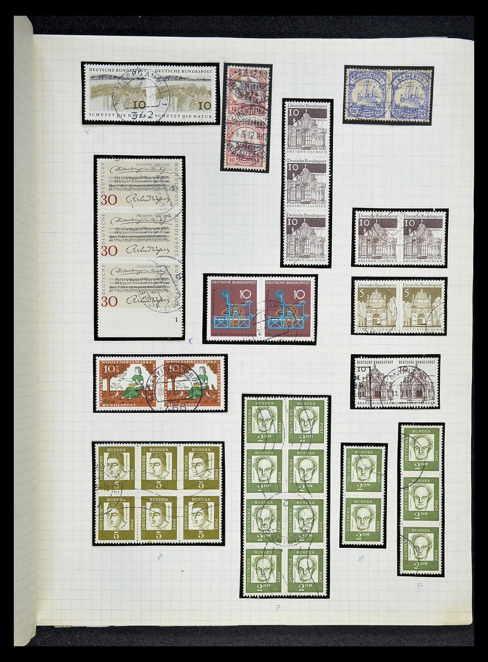 34664 582 - Postzegelverzameling 34664 Duitsland 1850-1980.