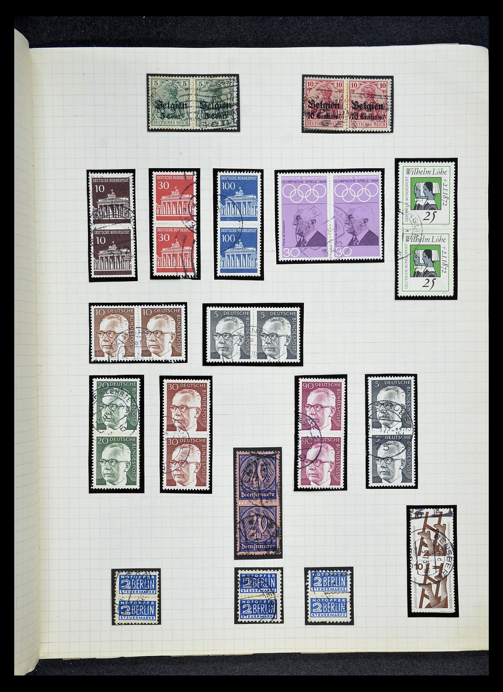 34664 583 - Postzegelverzameling 34664 Duitsland 1850-1980.