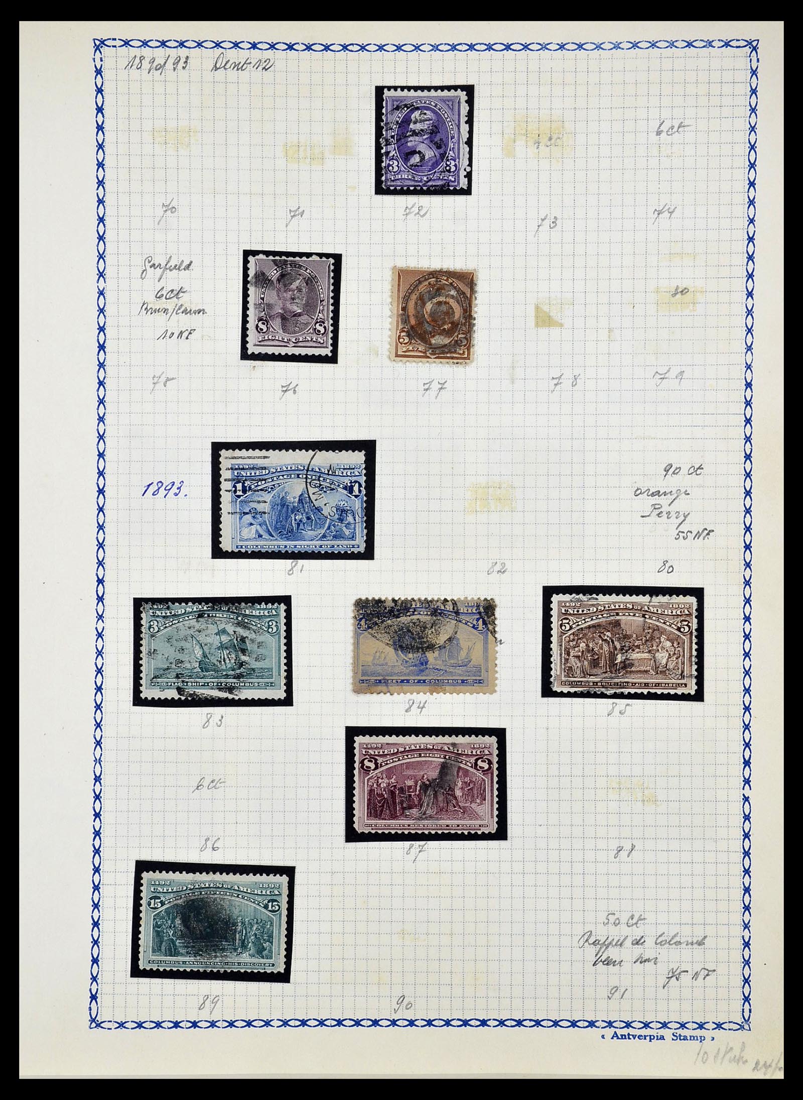34669 005 - Postzegelverzameling 34669 USA 1851-1938.