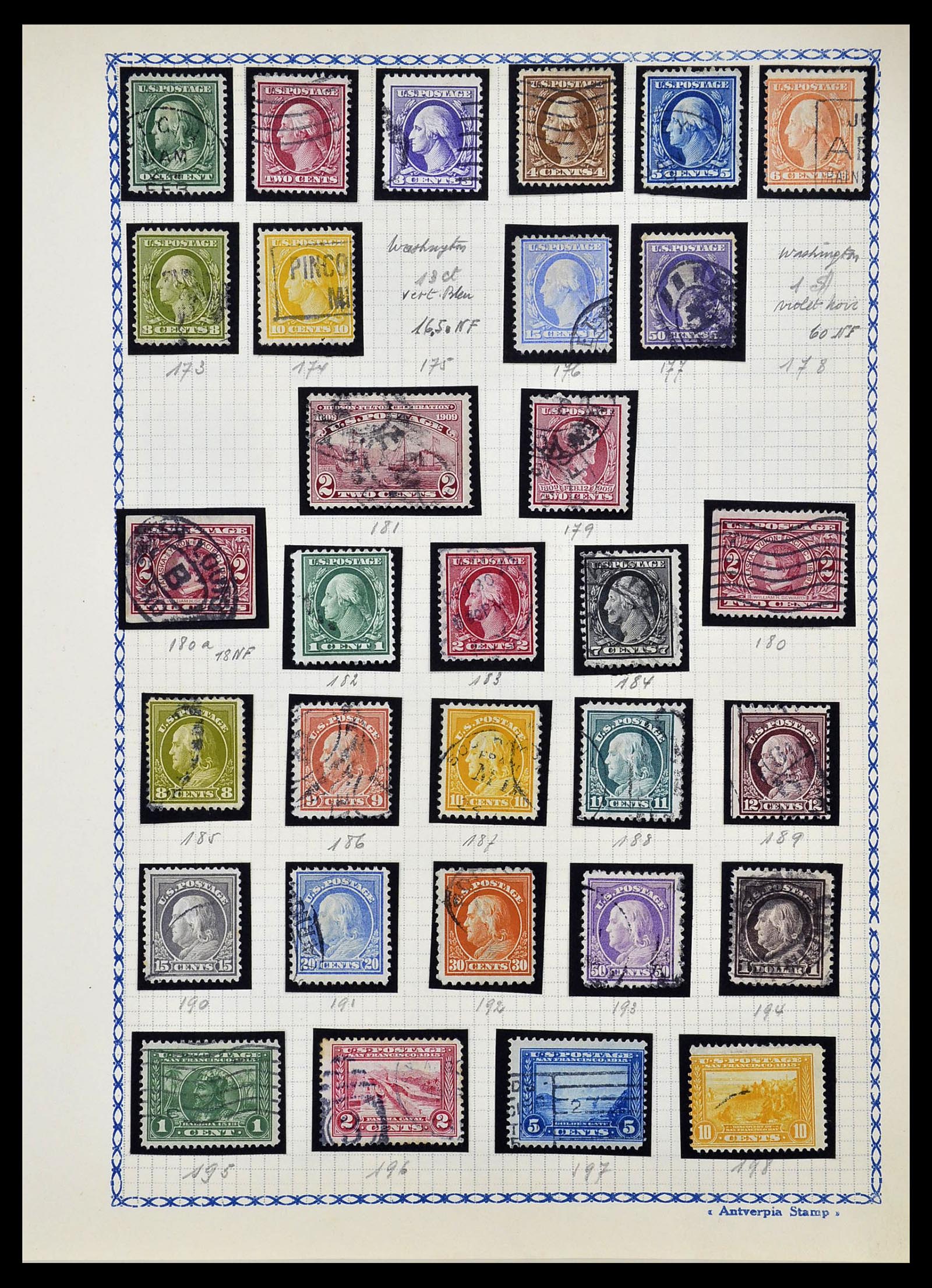 34669 009 - Stamp Collection 34669 USA 1851-1938.