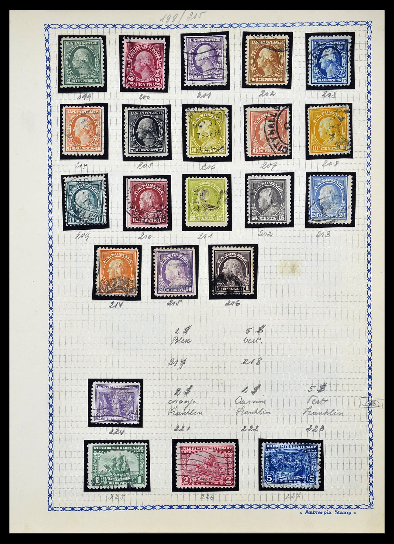 34669 010 - Postzegelverzameling 34669 USA 1851-1938.