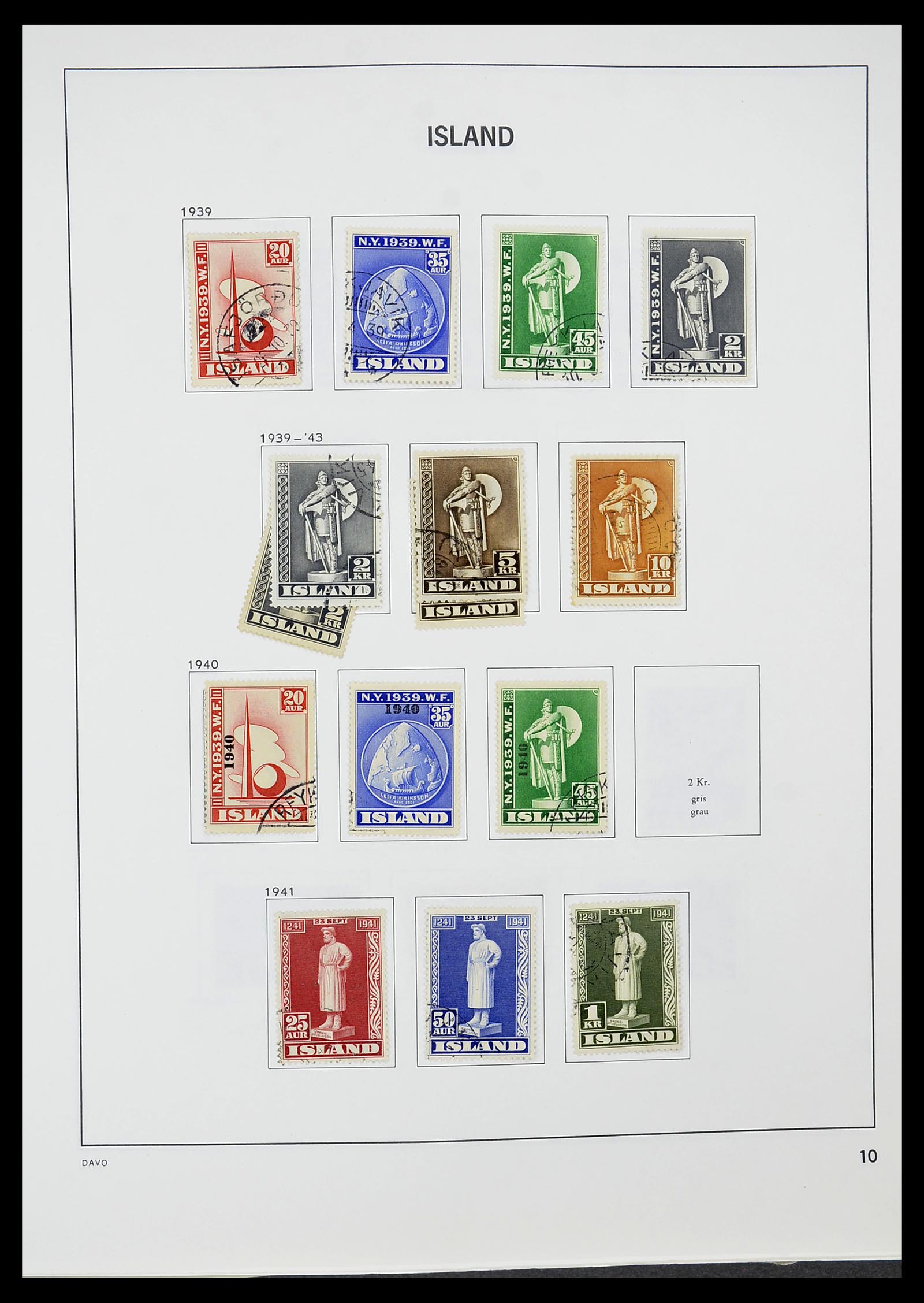 34670 011 - Stamp Collection 34670 Iceland 1873-1995.