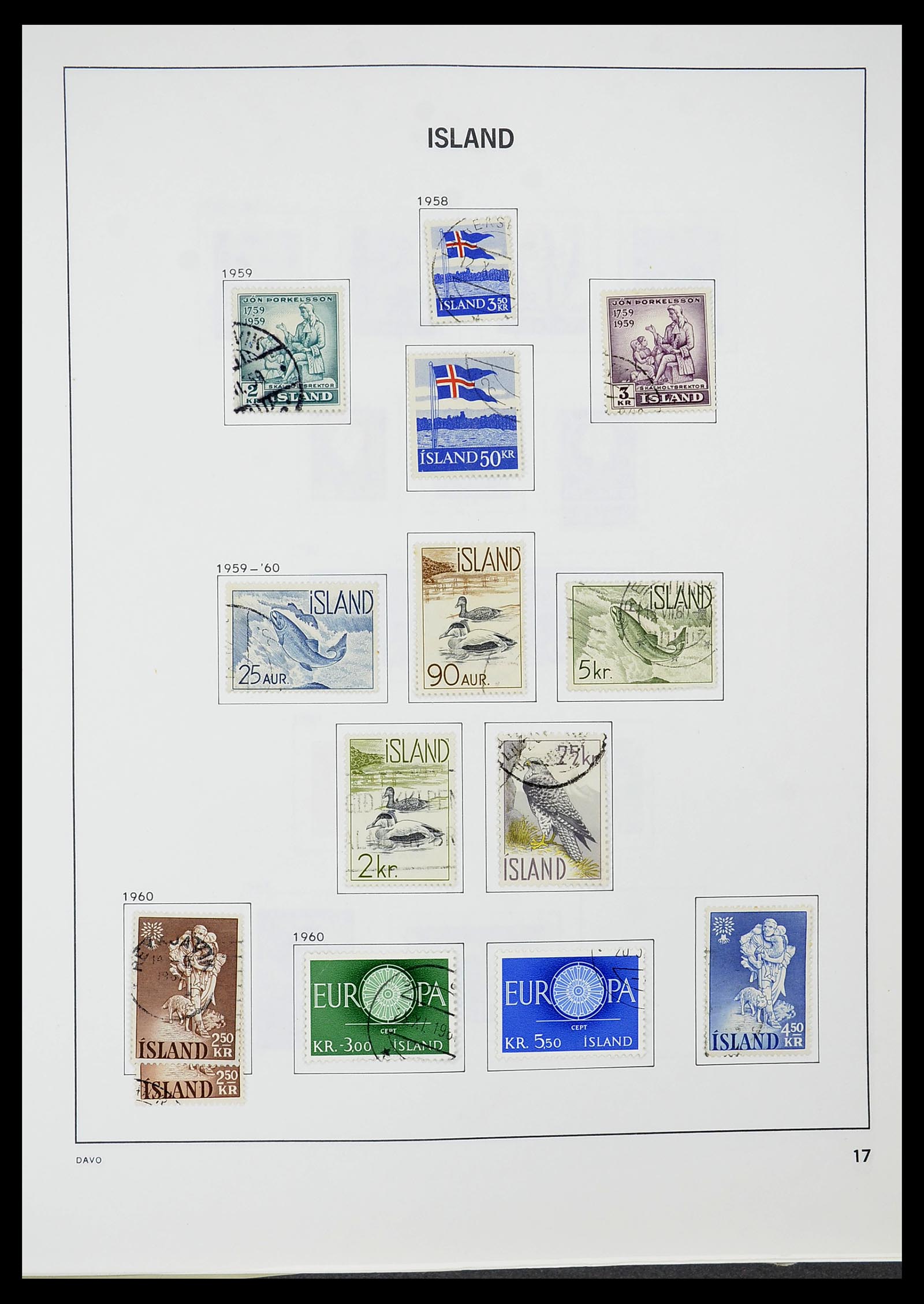 34670 018 - Stamp Collection 34670 Iceland 1873-1995.