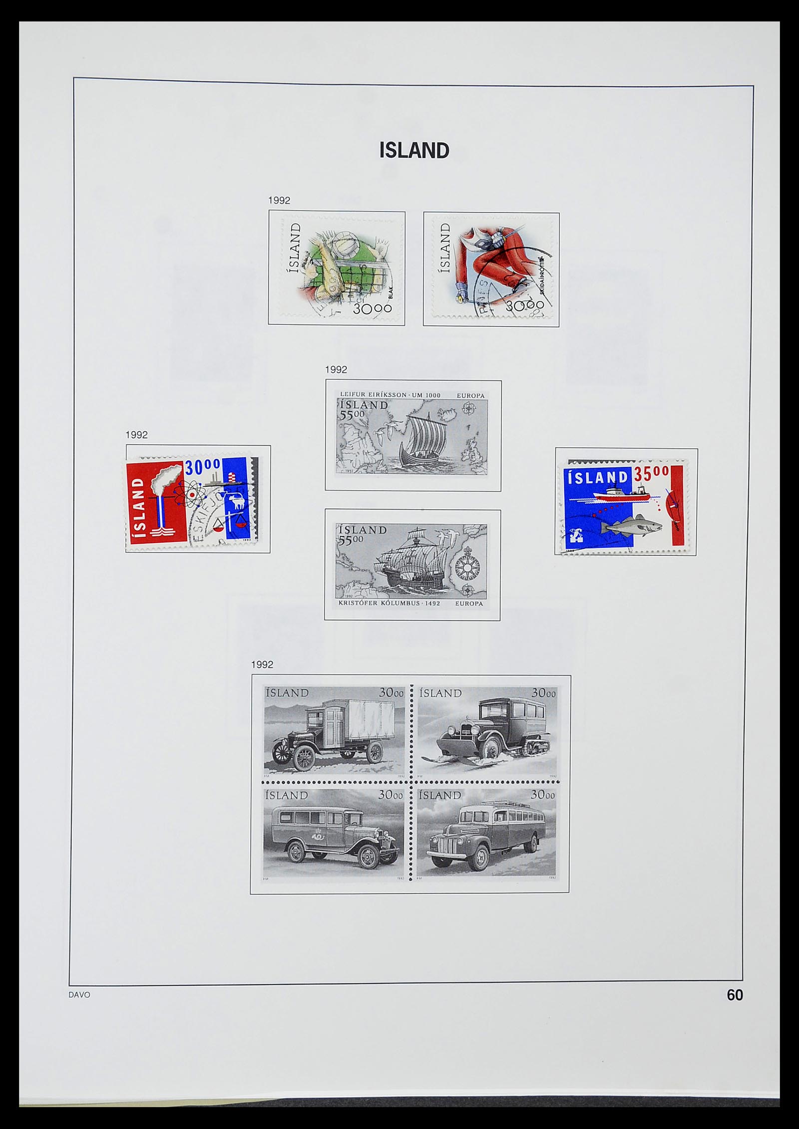 34670 060 - Postzegelverzameling 34670 IJsland 1873-1995.