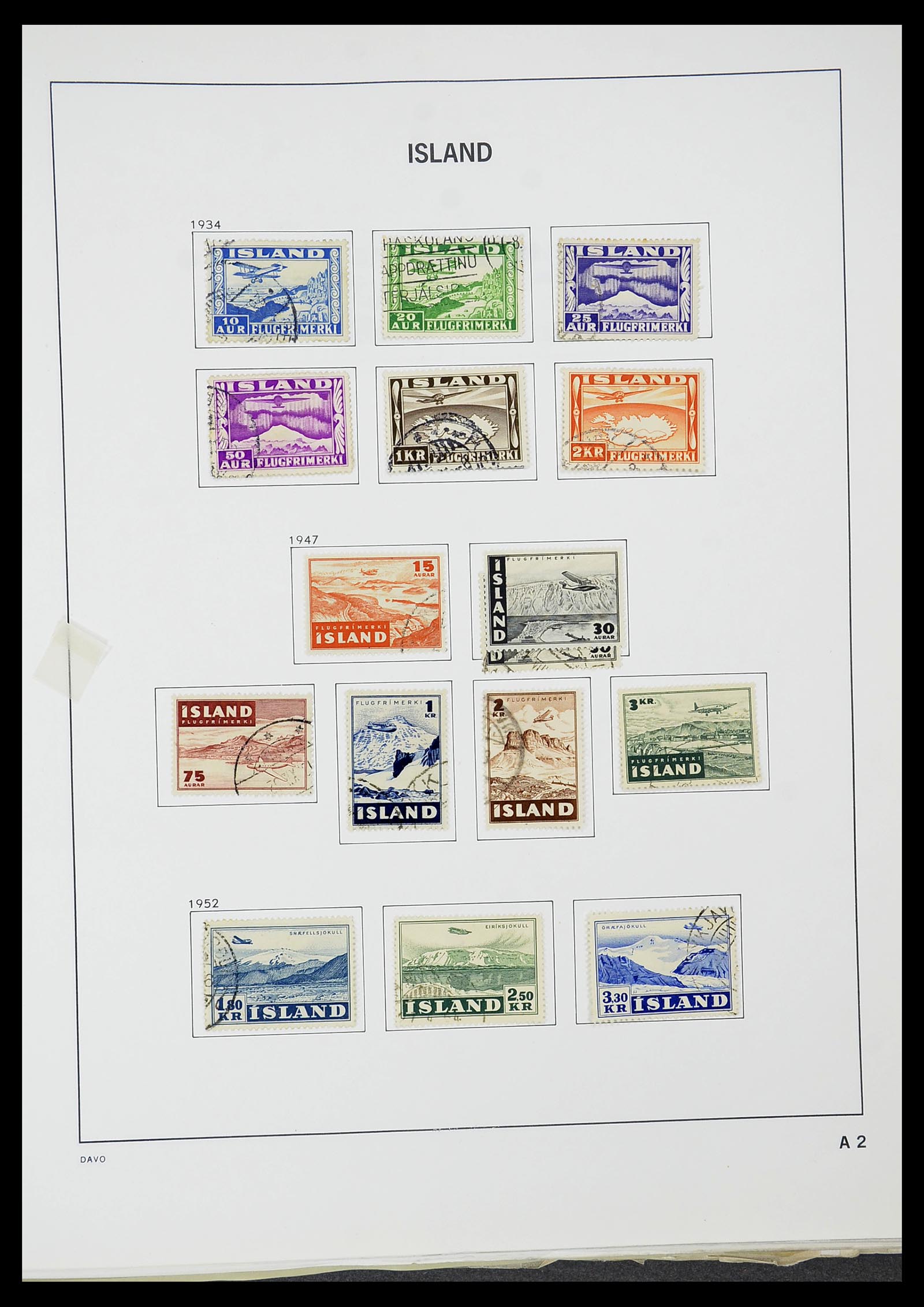 34670 068 - Postzegelverzameling 34670 IJsland 1873-1995.