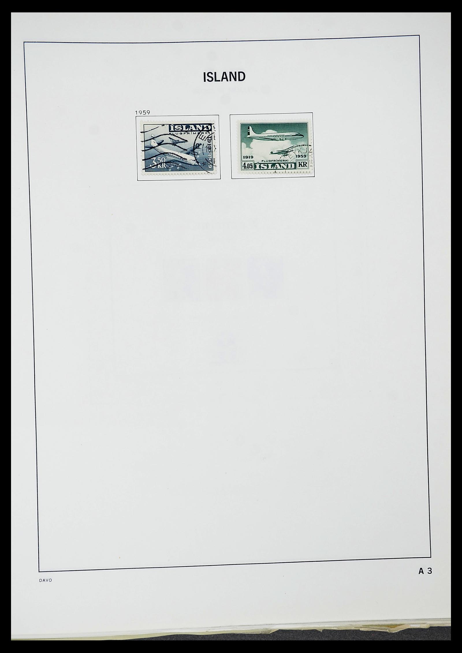 34670 069 - Postzegelverzameling 34670 IJsland 1873-1995.