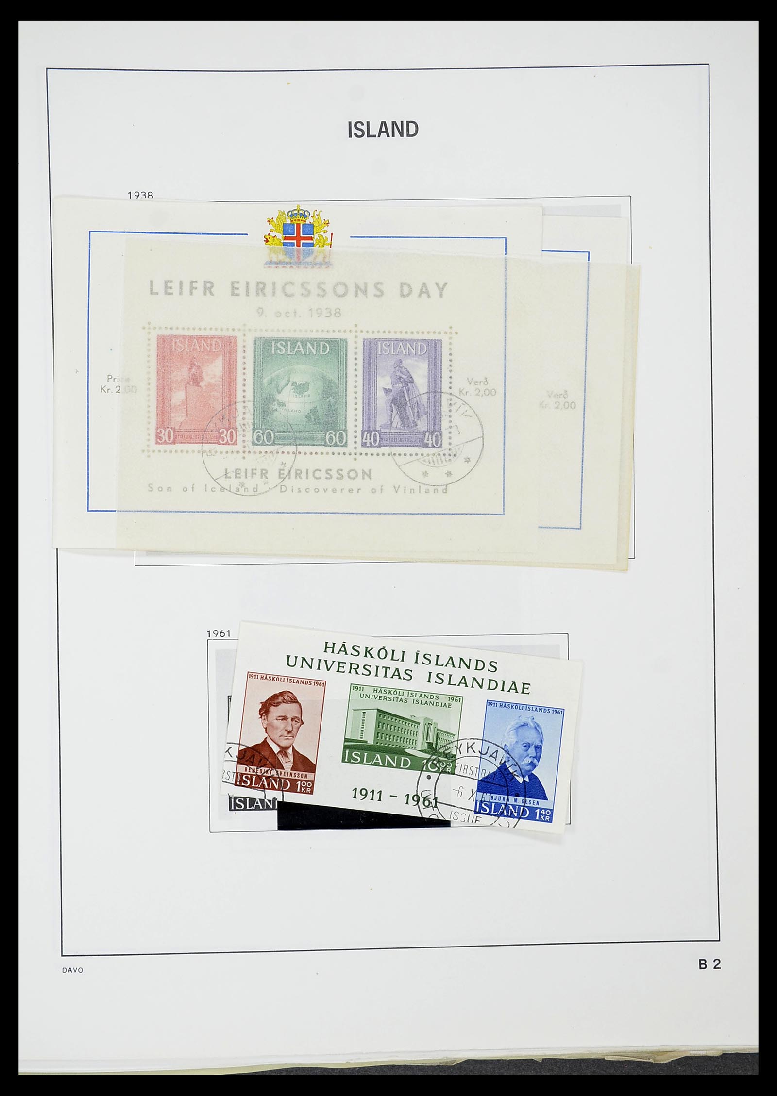 34670 071 - Postzegelverzameling 34670 IJsland 1873-1995.