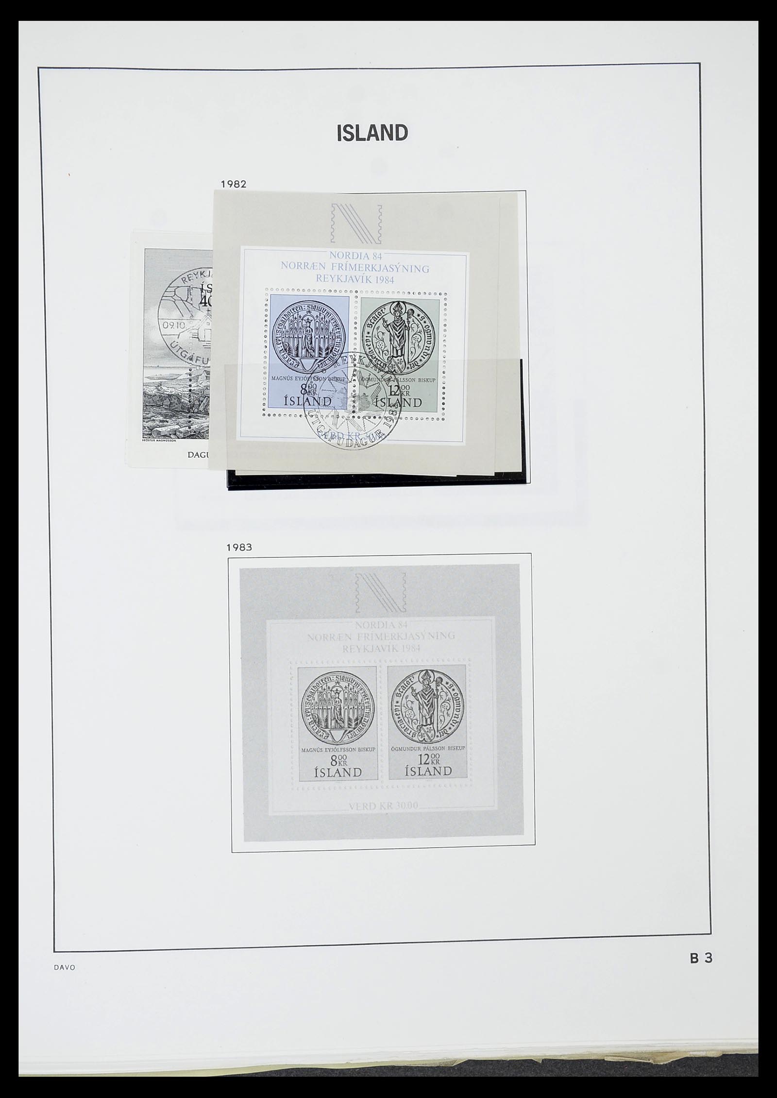 34670 072 - Postzegelverzameling 34670 IJsland 1873-1995.