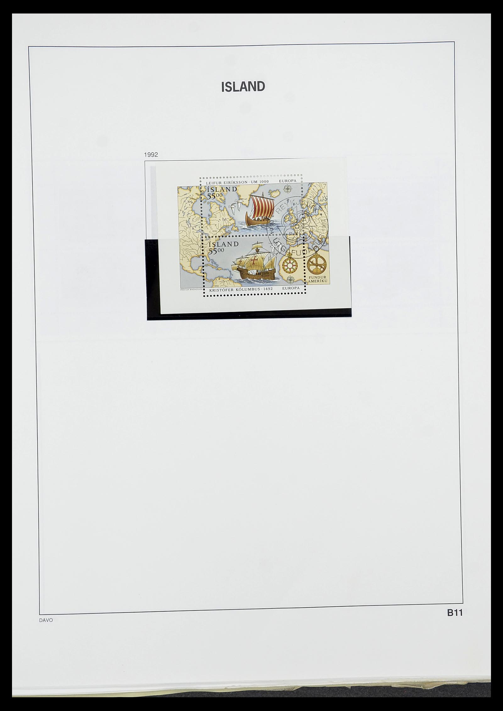 34670 080 - Postzegelverzameling 34670 IJsland 1873-1995.