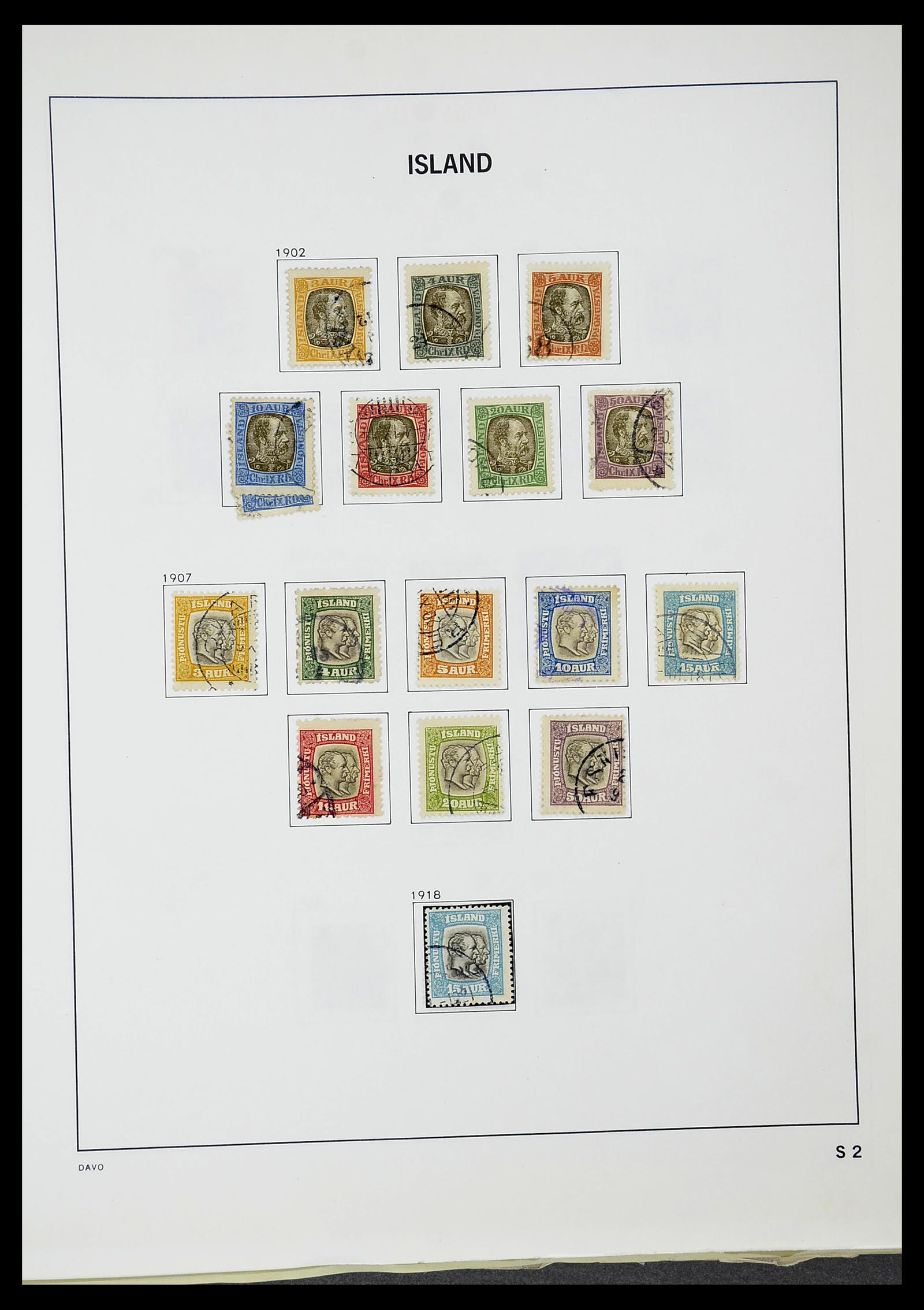 34670 085 - Postzegelverzameling 34670 IJsland 1873-1995.