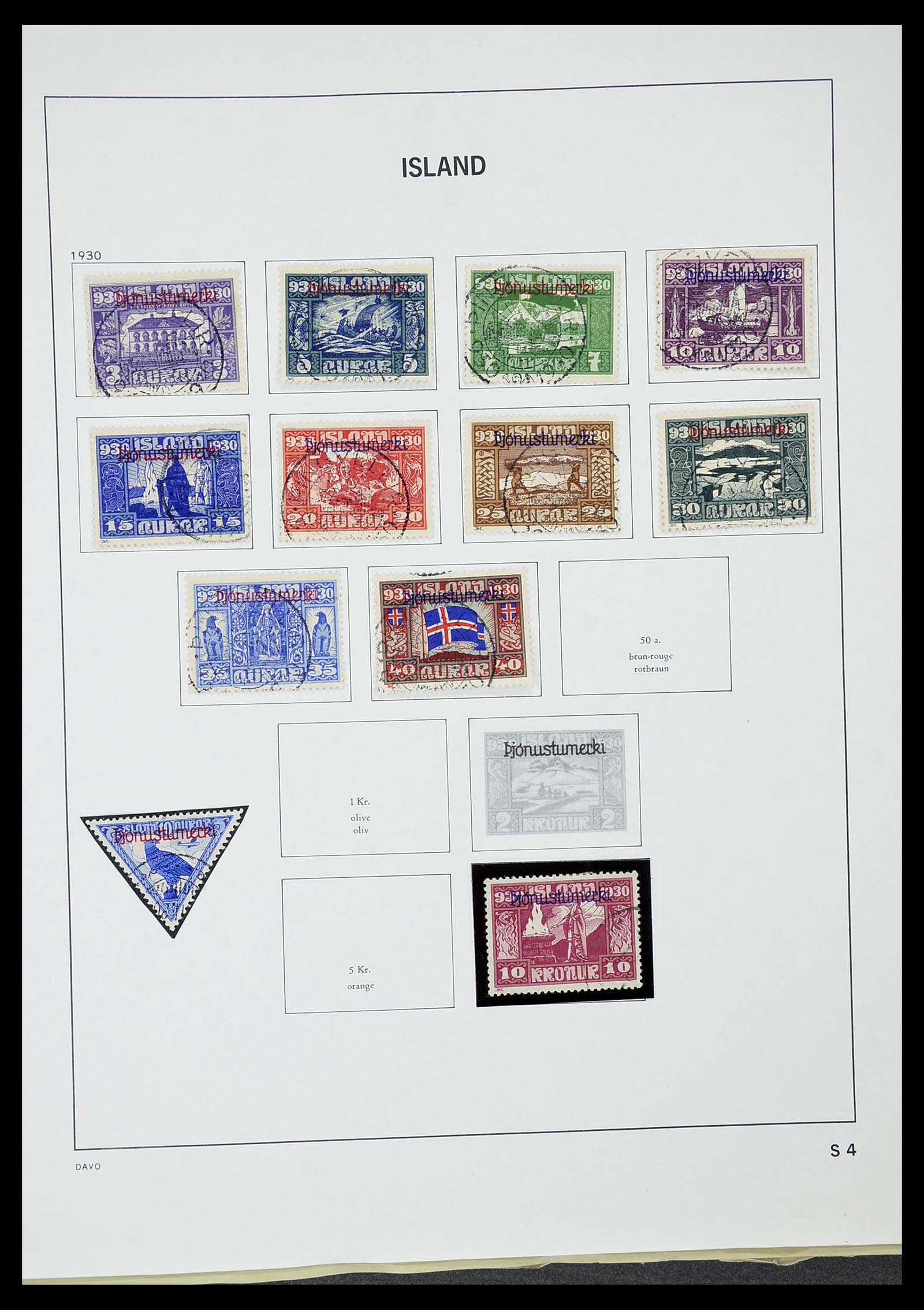 34670 087 - Postzegelverzameling 34670 IJsland 1873-1995.