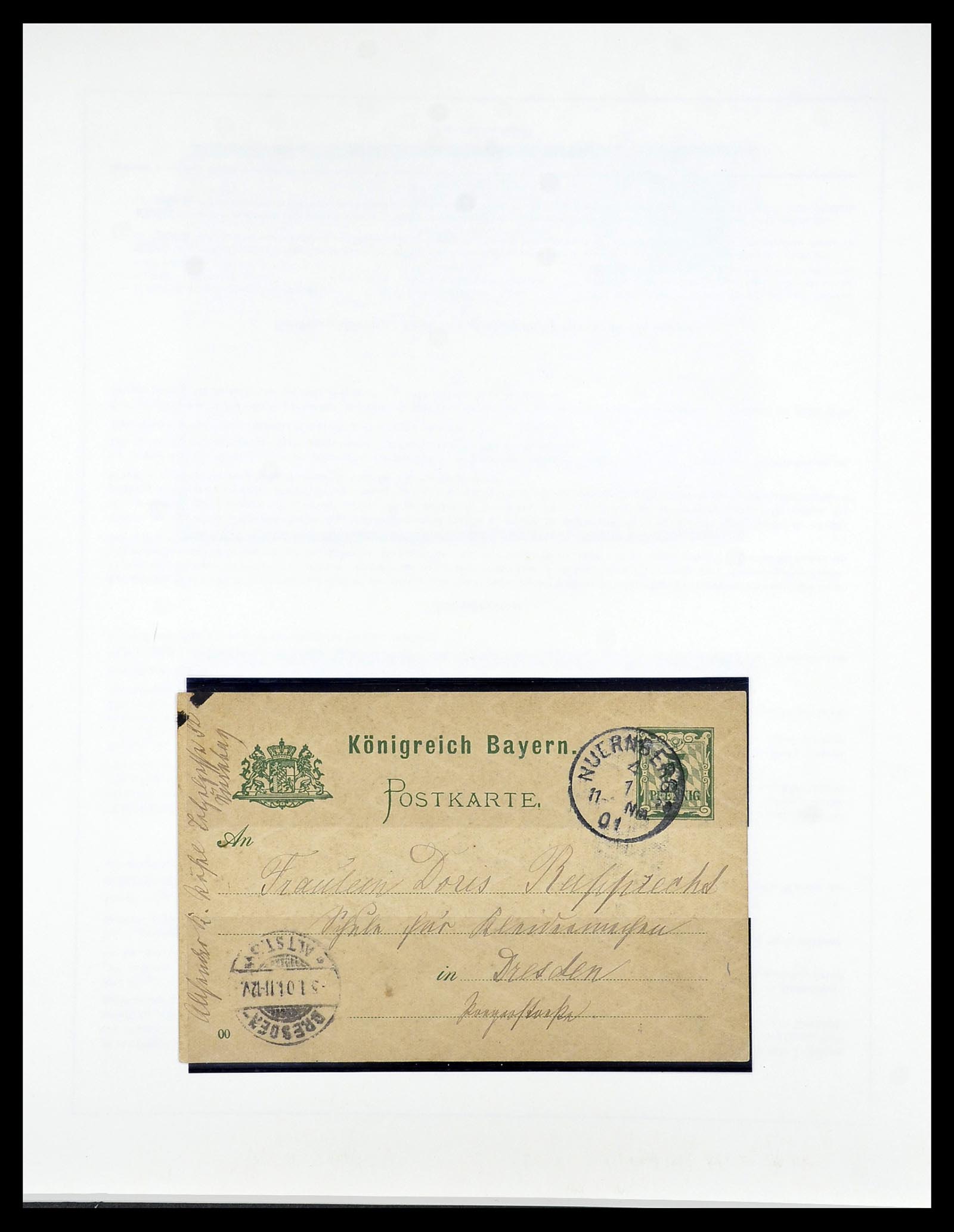 34673 021 - Postzegelverzameling 34673 Beieren 1849-1920.