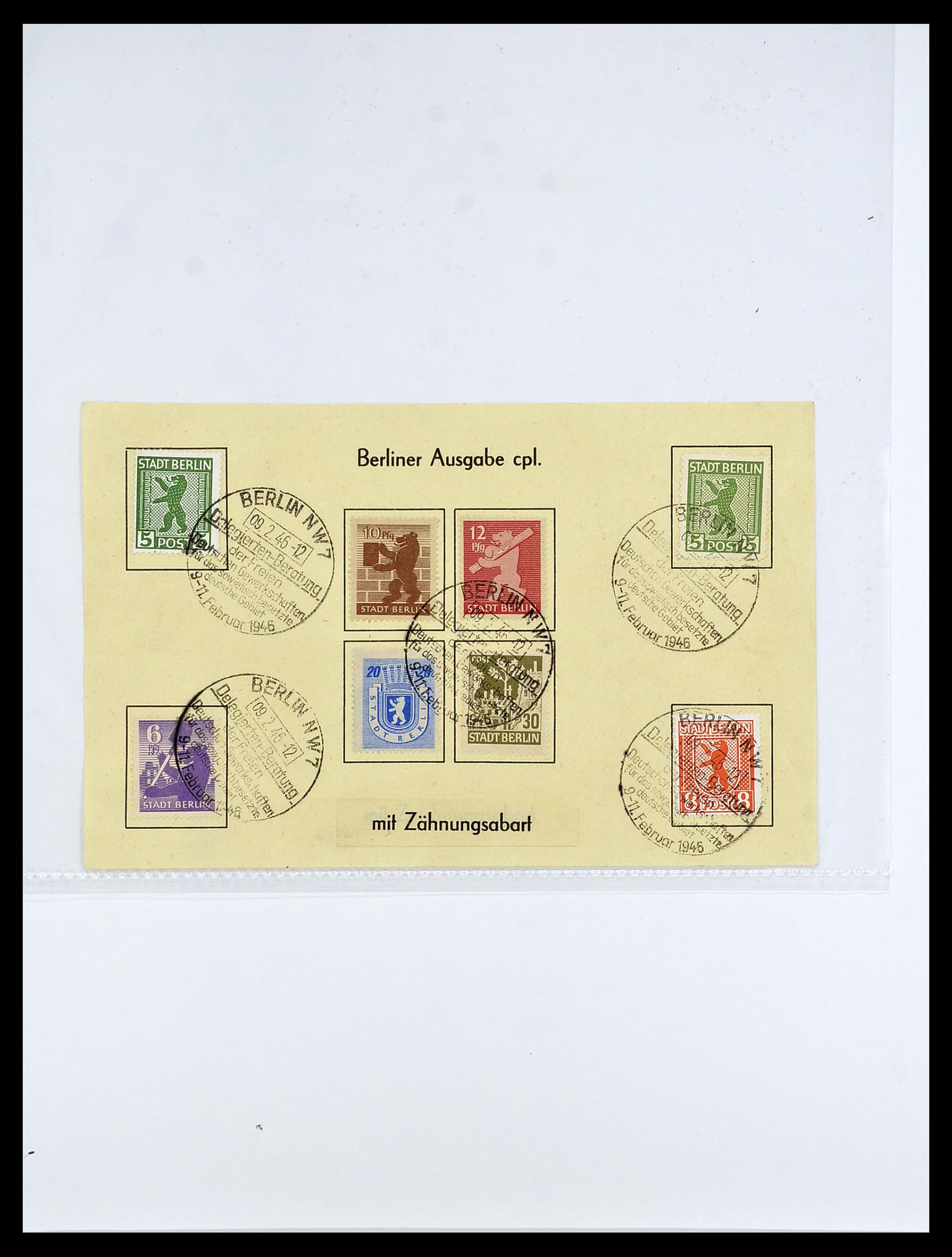 34674 011 - Stamp Collection 34674 Soviet Zone 1945-1948.