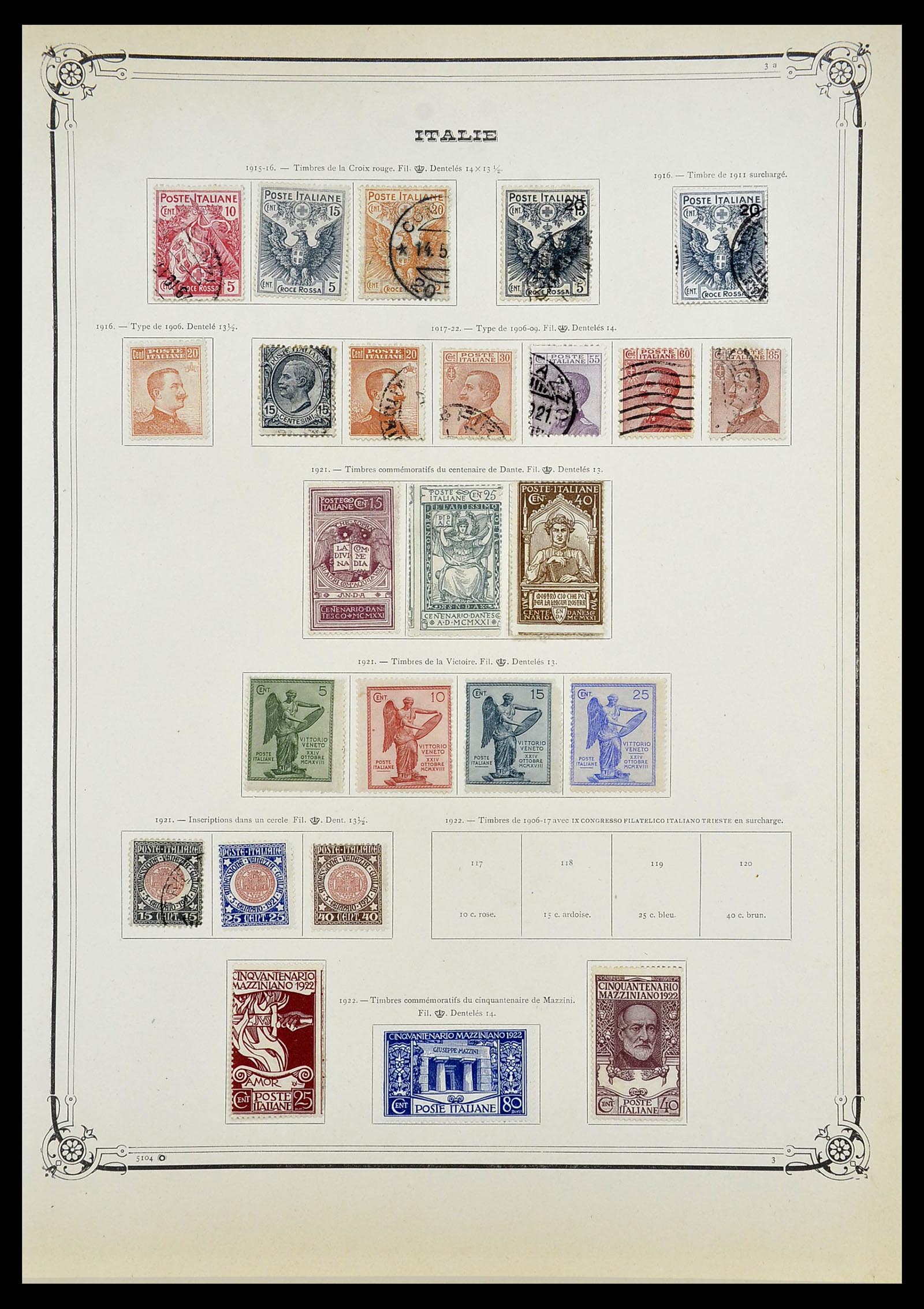34679 004 - Postzegelverzameling 34679 Italië 1861-1948.