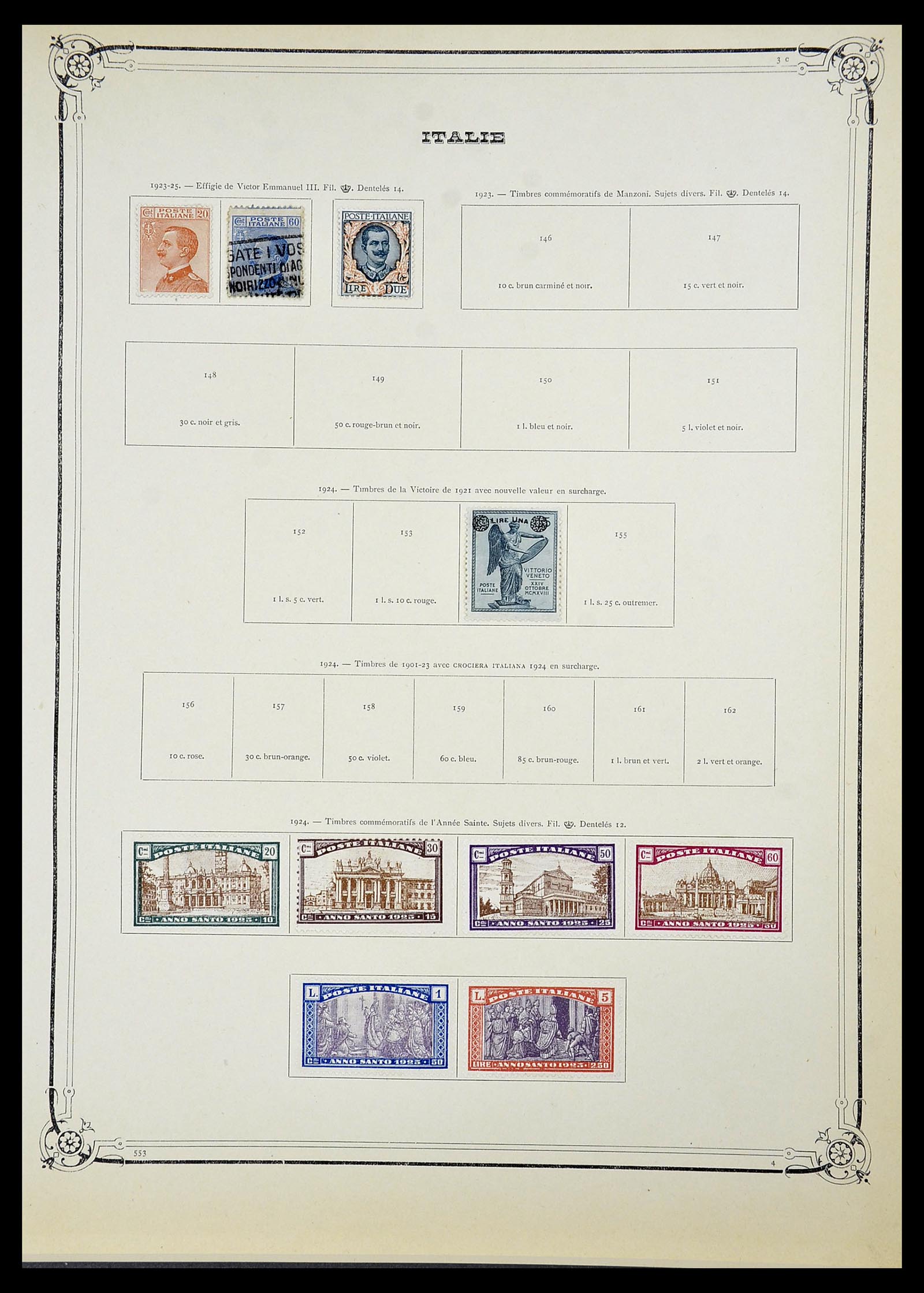 34679 006 - Postzegelverzameling 34679 Italië 1861-1948.