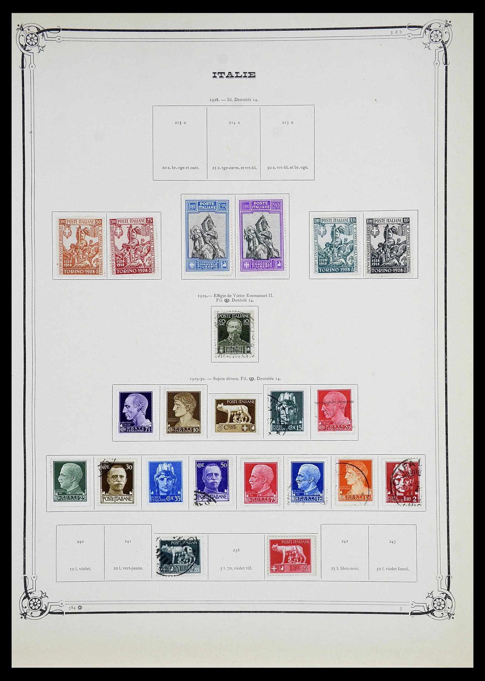 34679 009 - Postzegelverzameling 34679 Italië 1861-1948.