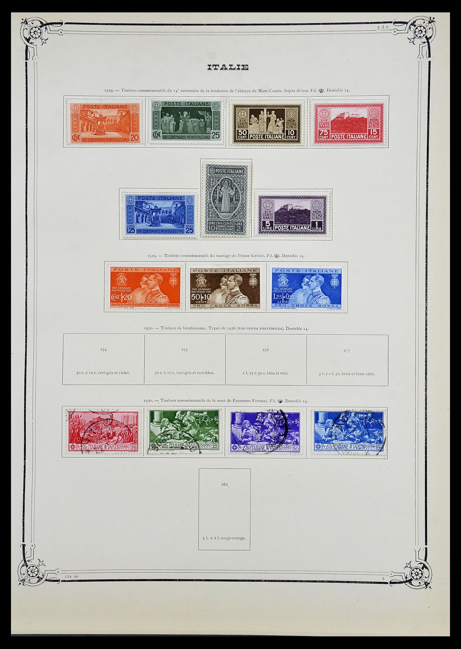 34679 010 - Postzegelverzameling 34679 Italië 1861-1948.
