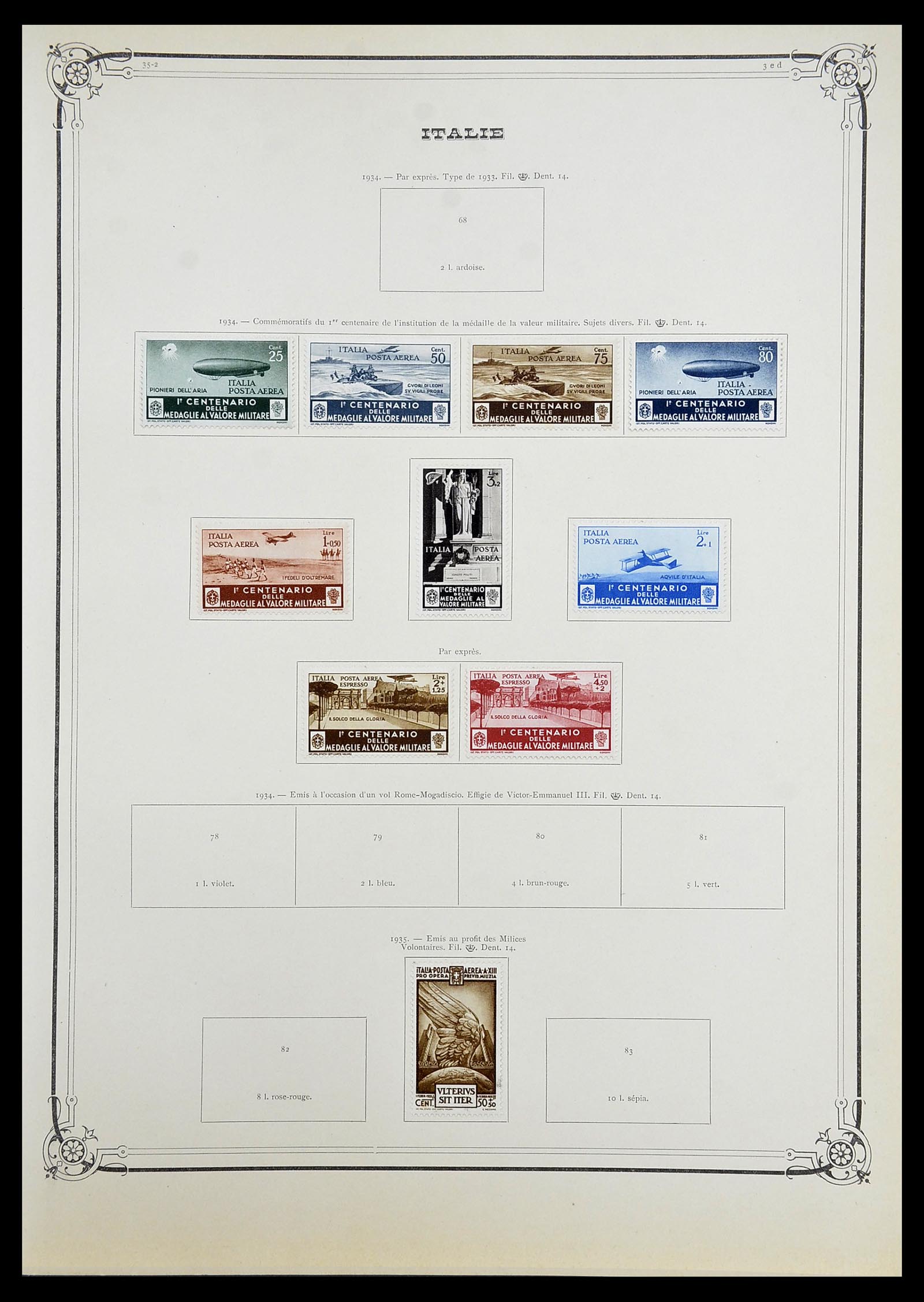 34679 022 - Postzegelverzameling 34679 Italië 1861-1948.