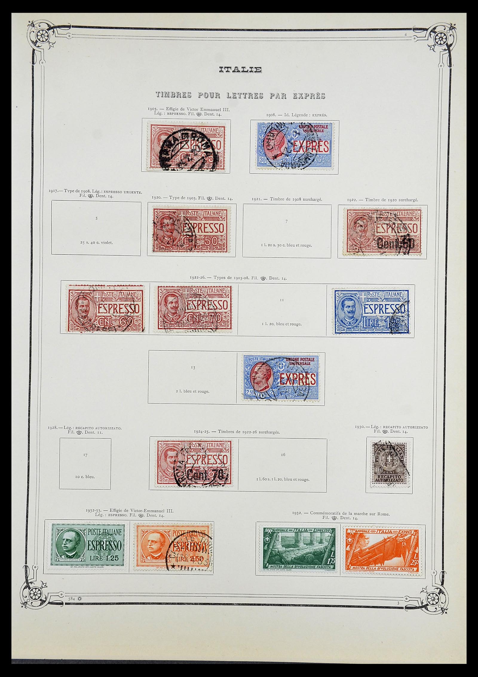 34679 024 - Postzegelverzameling 34679 Italië 1861-1948.