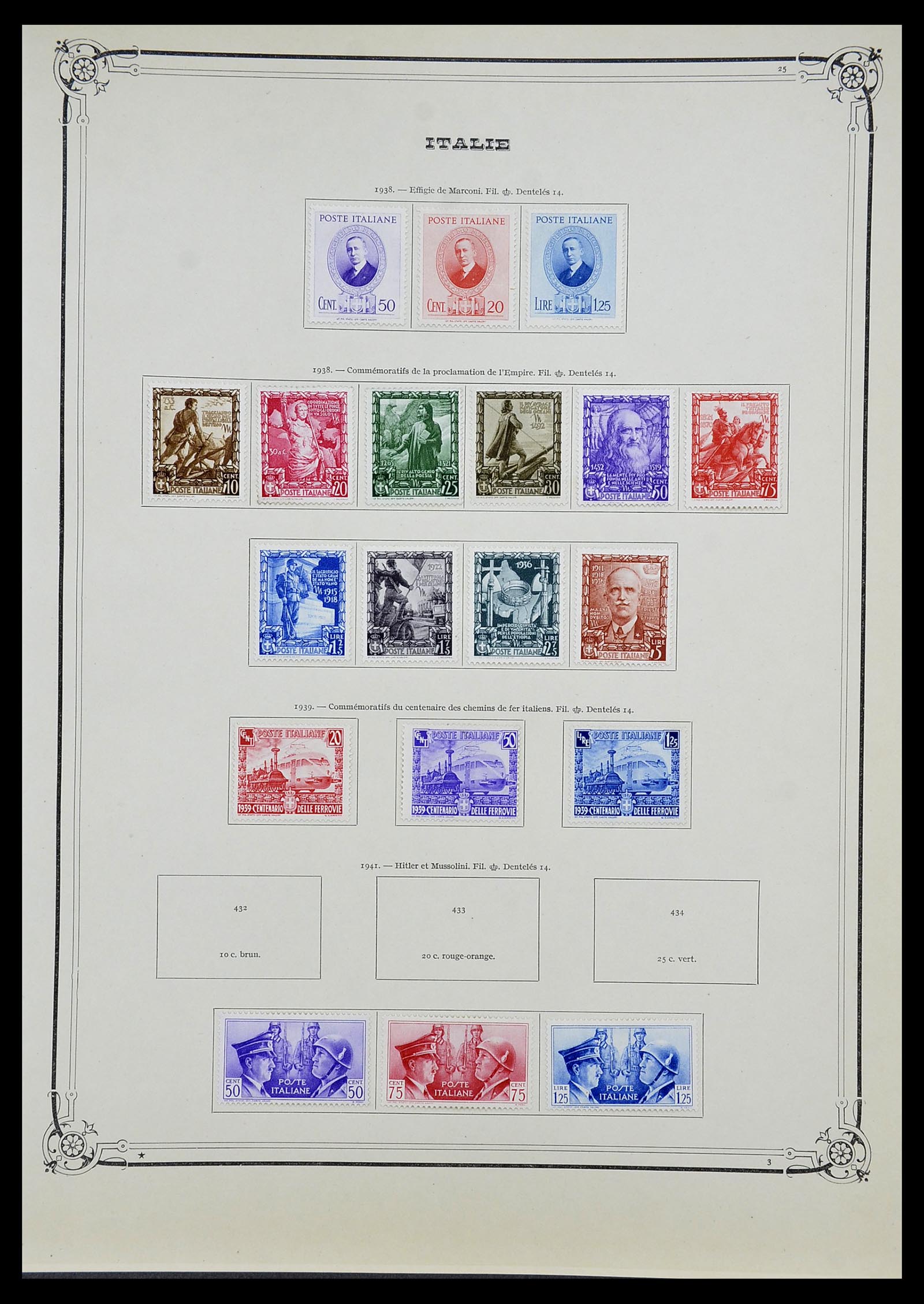 34679 029 - Postzegelverzameling 34679 Italië 1861-1948.