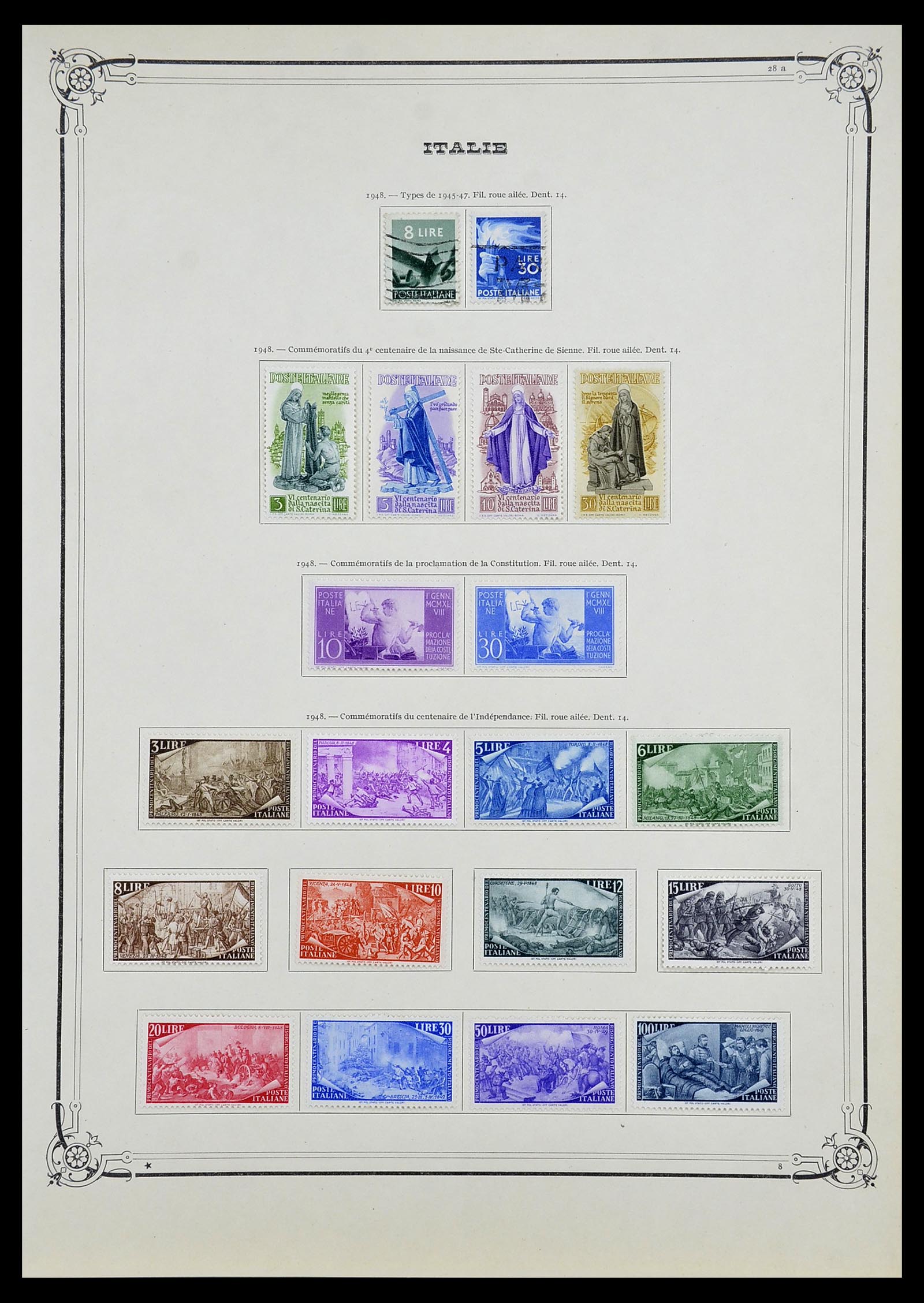 34679 032 - Postzegelverzameling 34679 Italië 1861-1948.