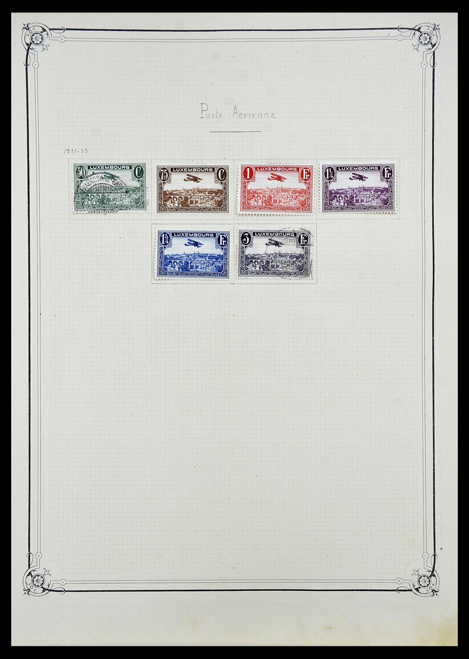 34681 018 - Stamp Collection 34681 Luxembourg 1880-1945.