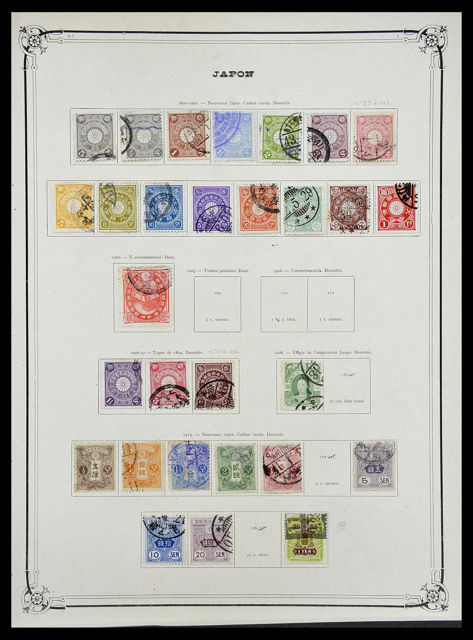 34683 006 - Postzegelverzameling 34683 Japan 1871-1929.
