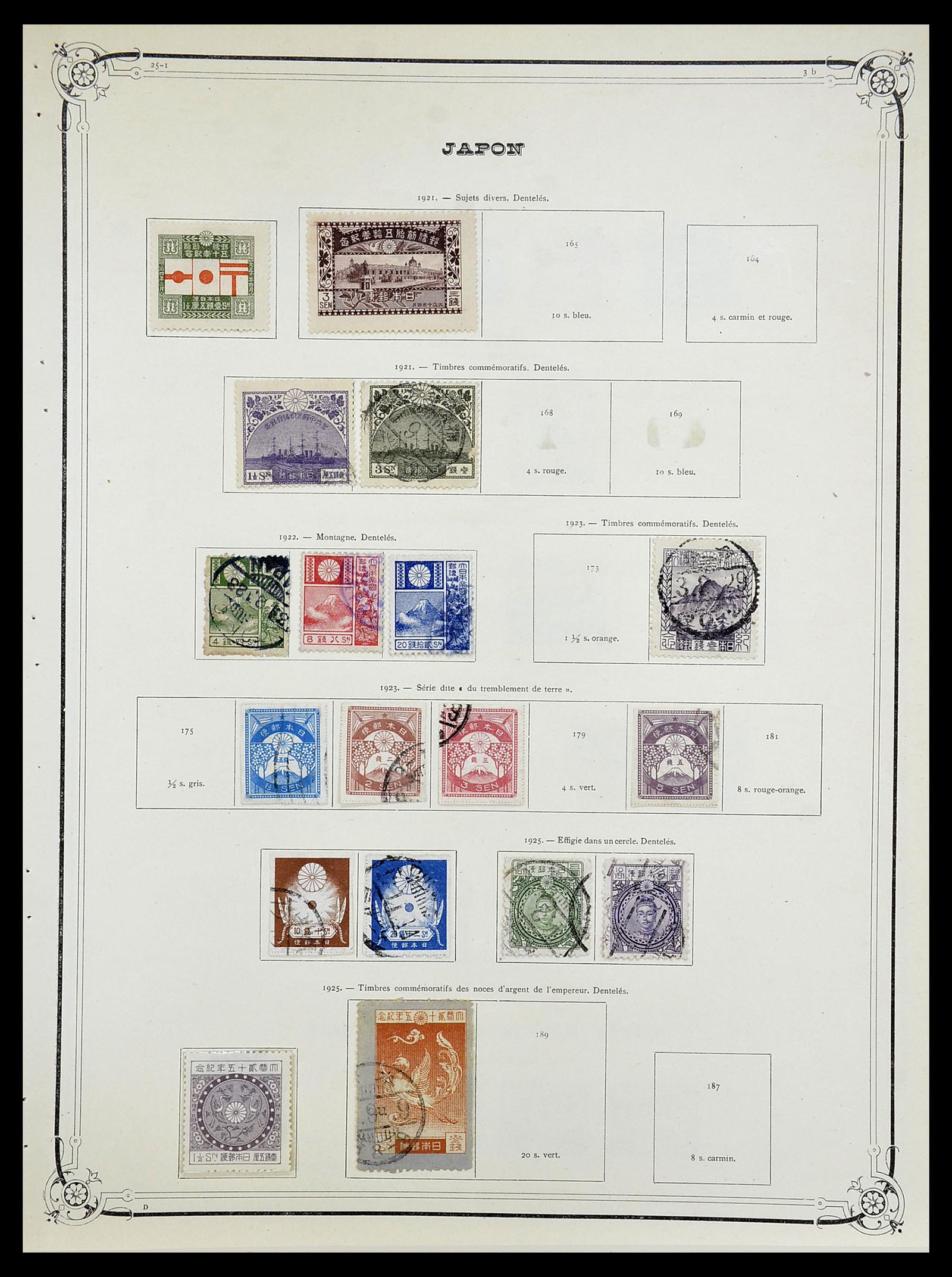 34683 008 - Postzegelverzameling 34683 Japan 1871-1929.