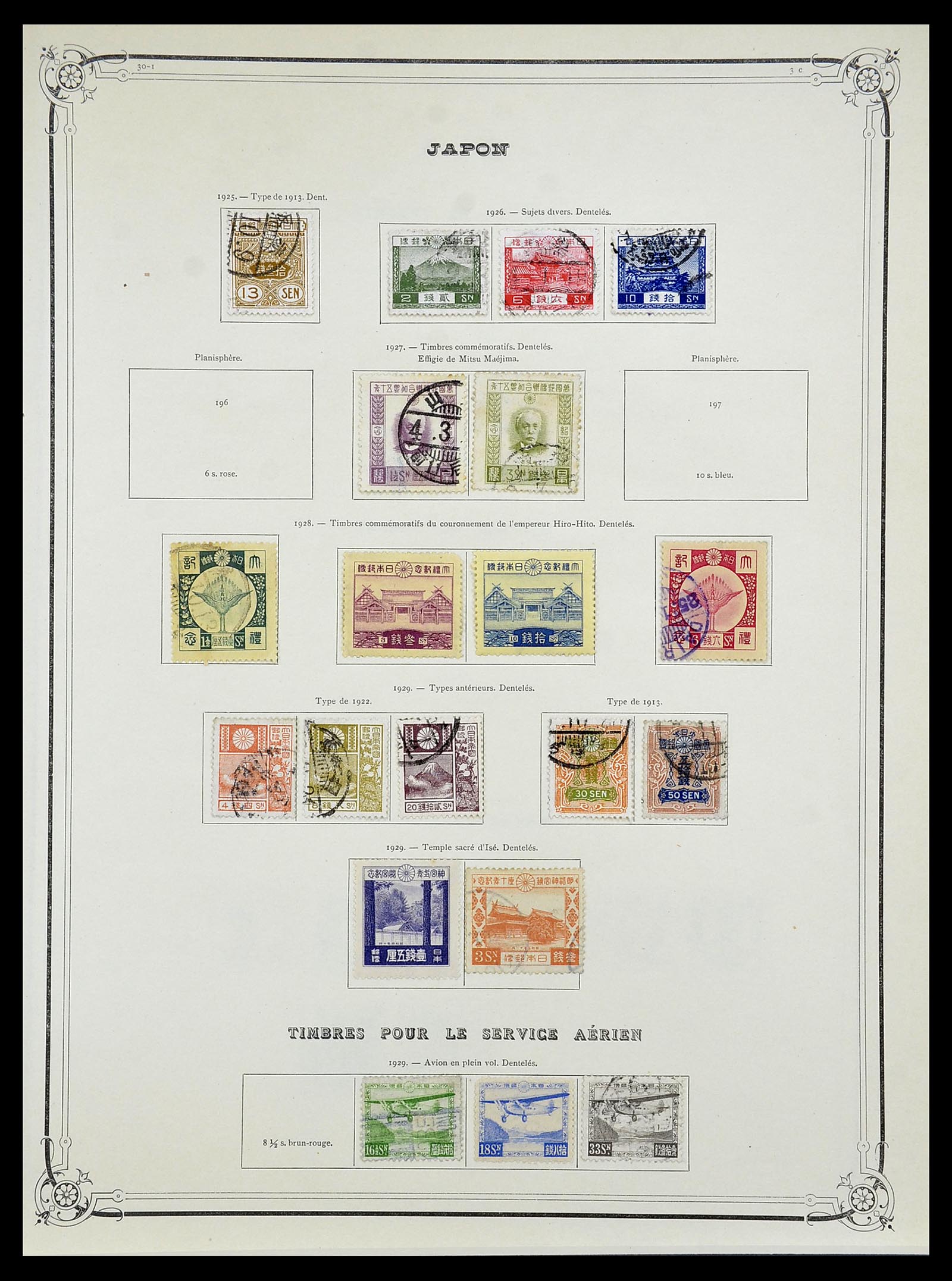 34683 009 - Postzegelverzameling 34683 Japan 1871-1929.