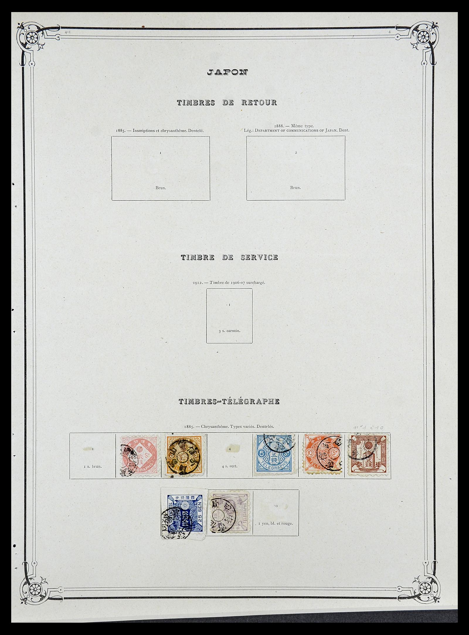 34683 010 - Postzegelverzameling 34683 Japan 1871-1929.