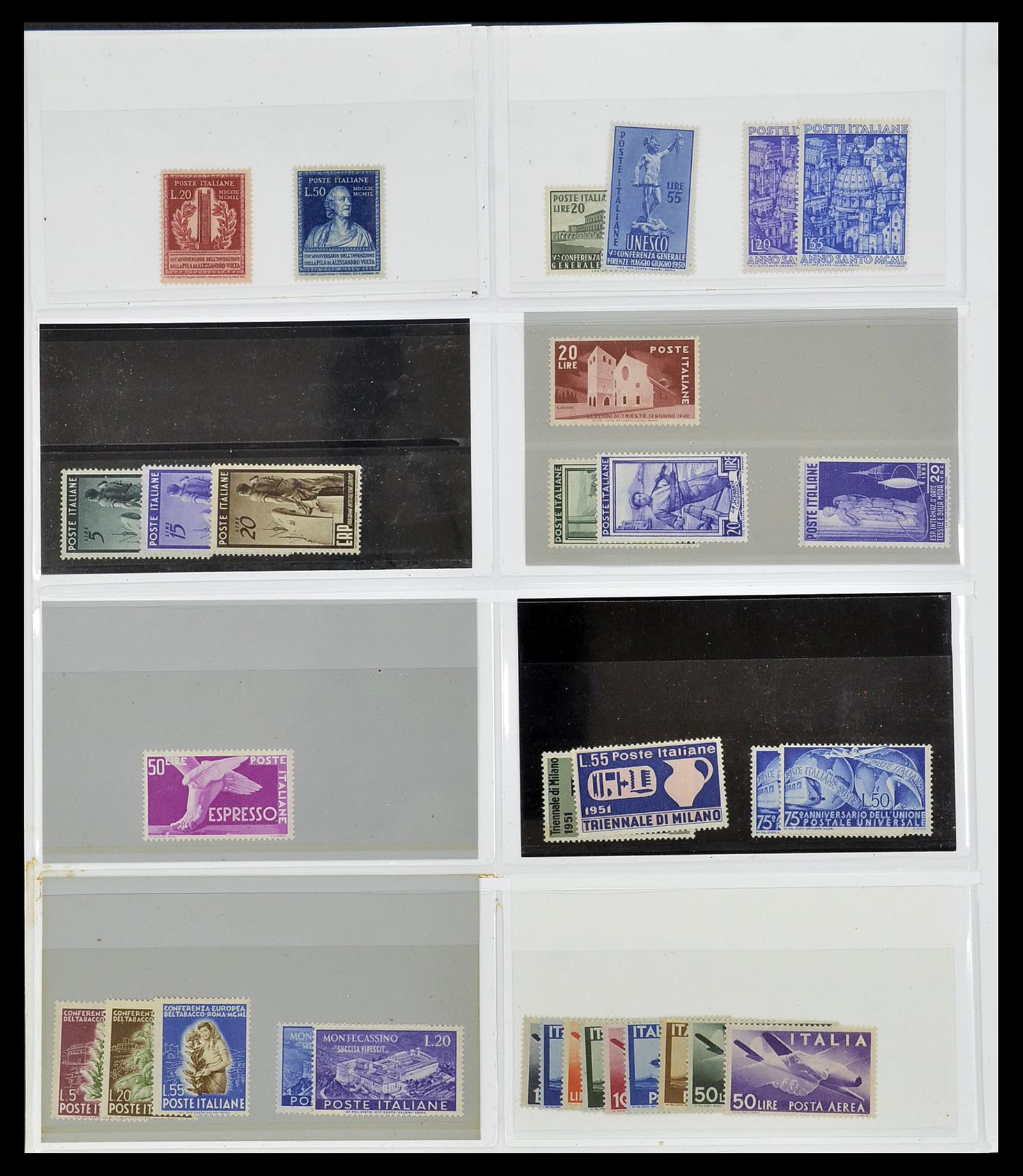 34684 003 - Stamp Collection 34684 Italy and territories 1851-1957.
