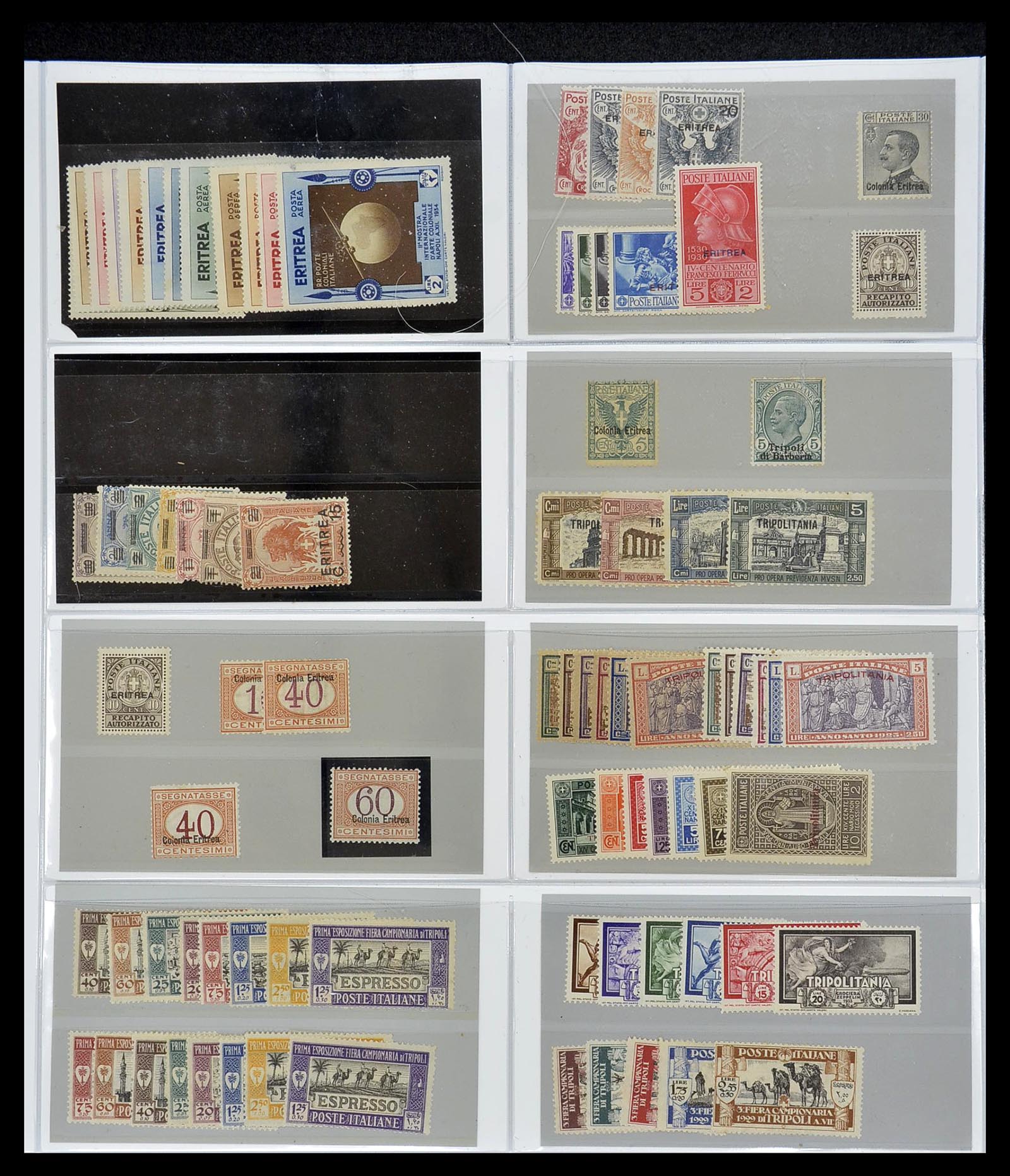34684 004 - Postzegelverzameling 34684 Italië en gebieden 1851-1957.